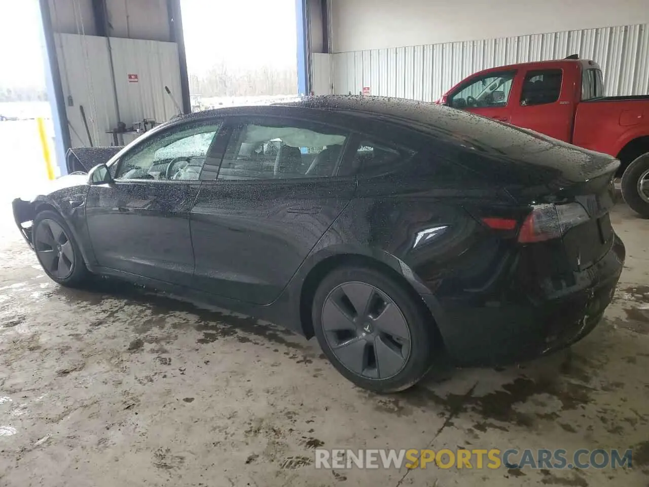 2 Photograph of a damaged car 5YJ3E1EB4PF467674 TESLA MODEL 3 2023