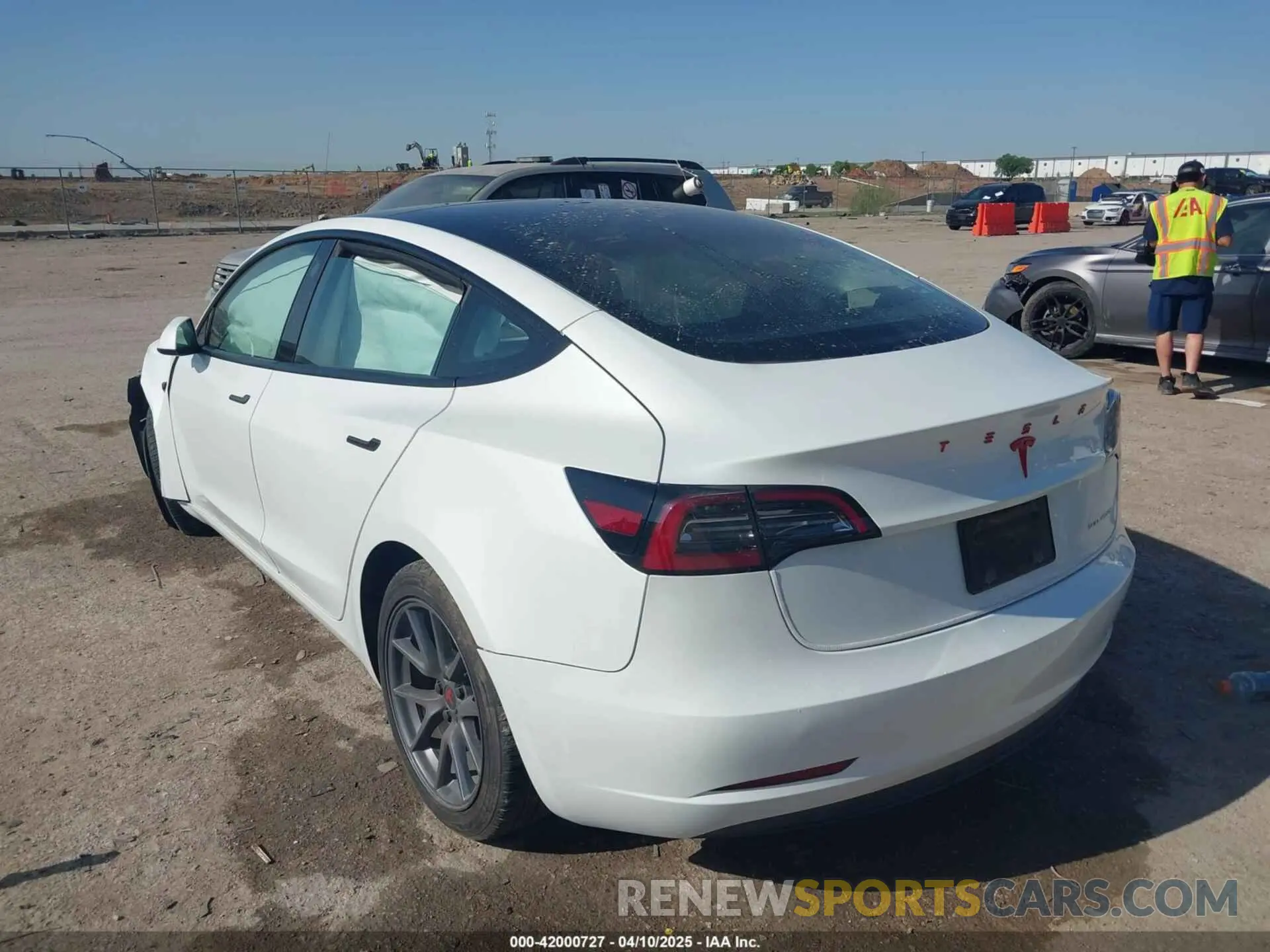 3 Photograph of a damaged car 5YJ3E1EB4PF632512 TESLA MODEL 3 2023