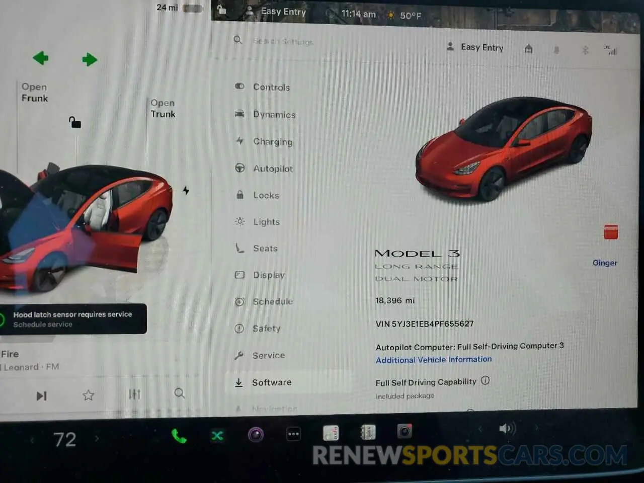 9 Photograph of a damaged car 5YJ3E1EB4PF655627 TESLA MODEL 3 2023