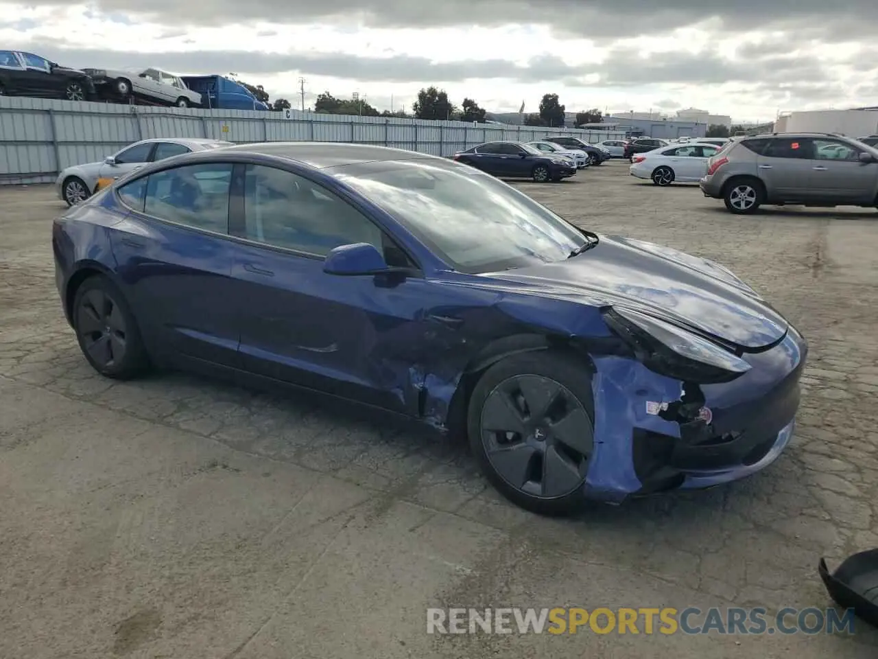 4 Photograph of a damaged car 5YJ3E1EB4PF704079 TESLA MODEL 3 2023