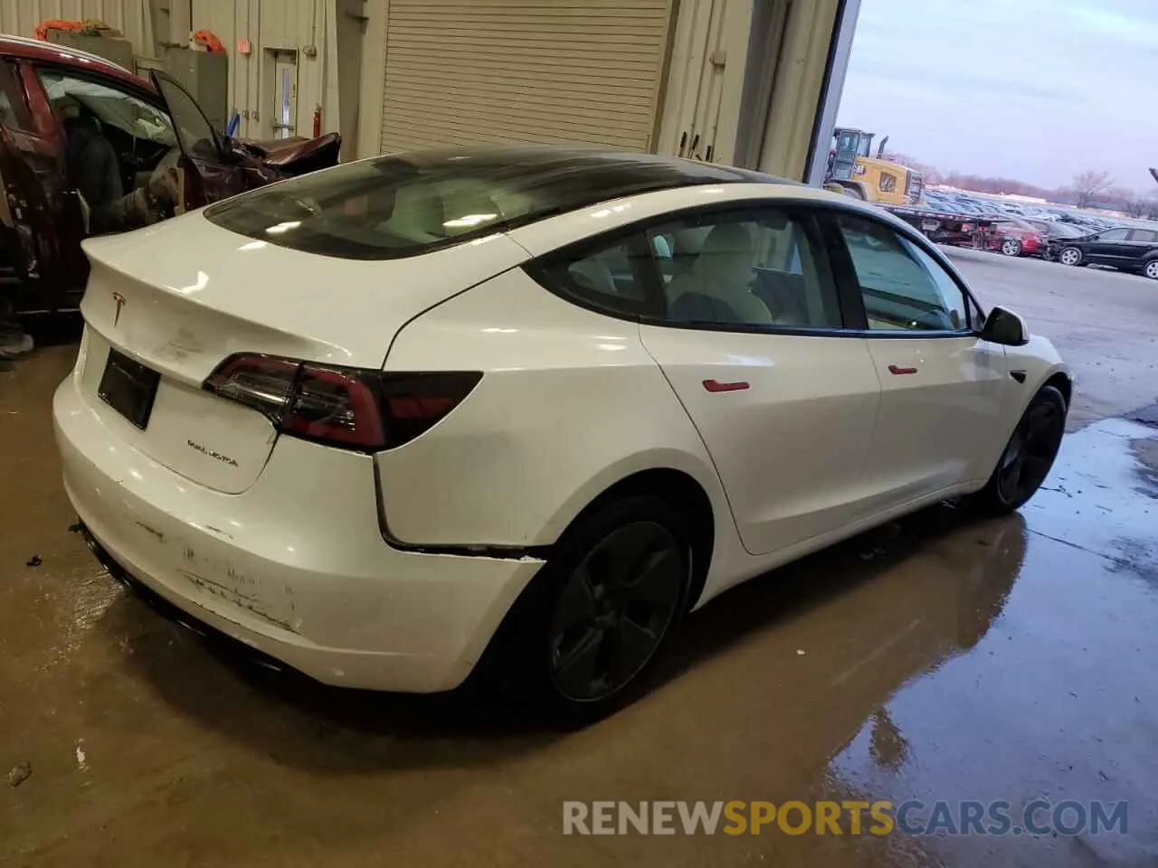3 Photograph of a damaged car 5YJ3E1EB5PF480126 TESLA MODEL 3 2023