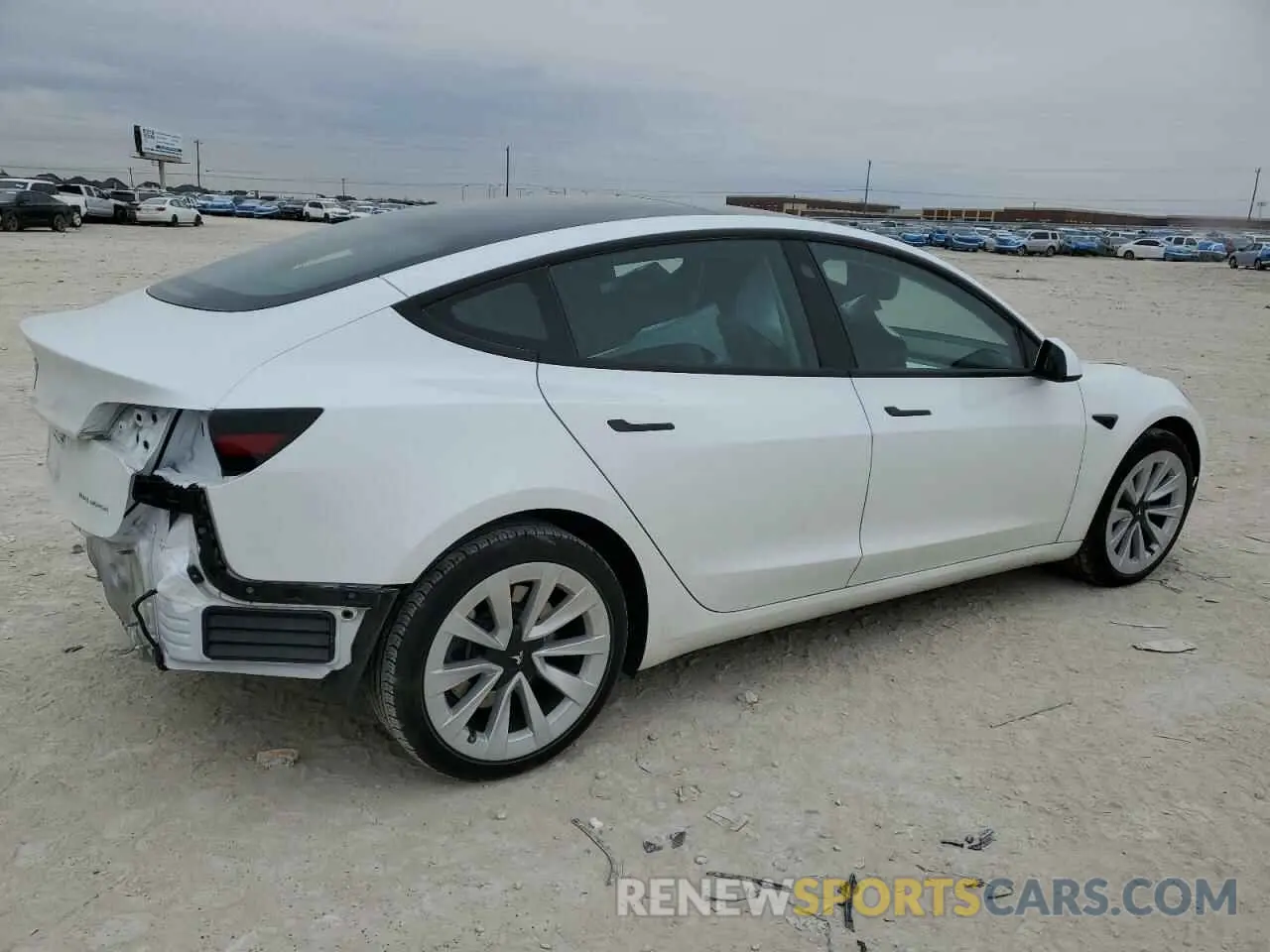 3 Photograph of a damaged car 5YJ3E1EB5PF633684 TESLA MODEL 3 2023