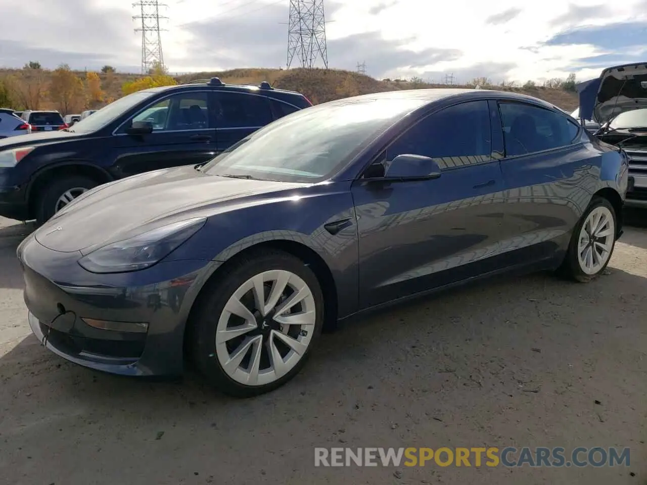 1 Photograph of a damaged car 5YJ3E1EB5PF636231 TESLA MODEL 3 2023