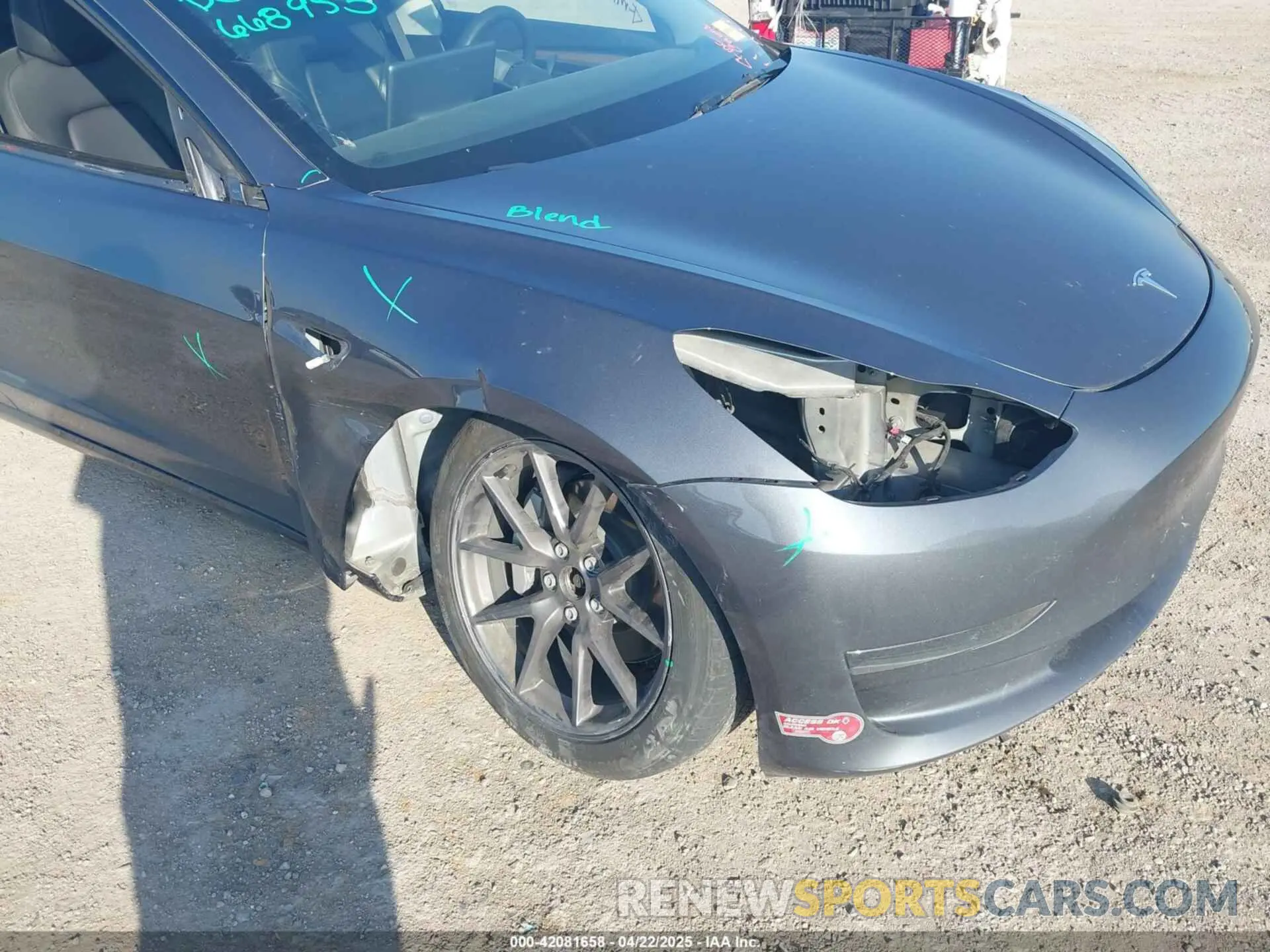6 Фотография поврежденного автомобиля 5YJ3E1EB5PF668953 TESLA MODEL 3 2023