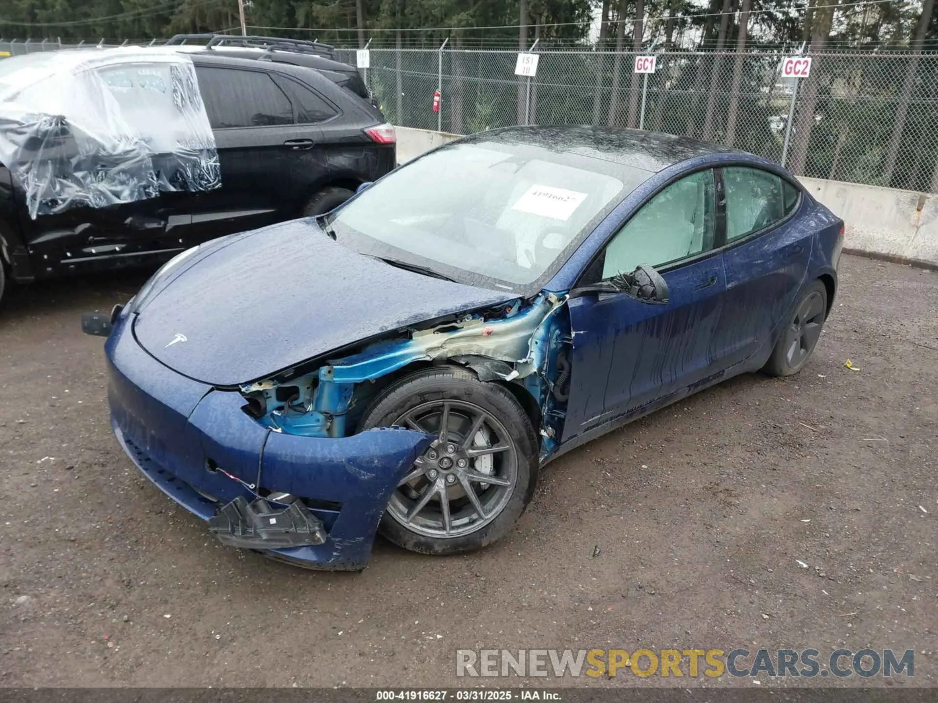 2 Фотография поврежденного автомобиля 5YJ3E1EB5PF704463 TESLA MODEL 3 2023