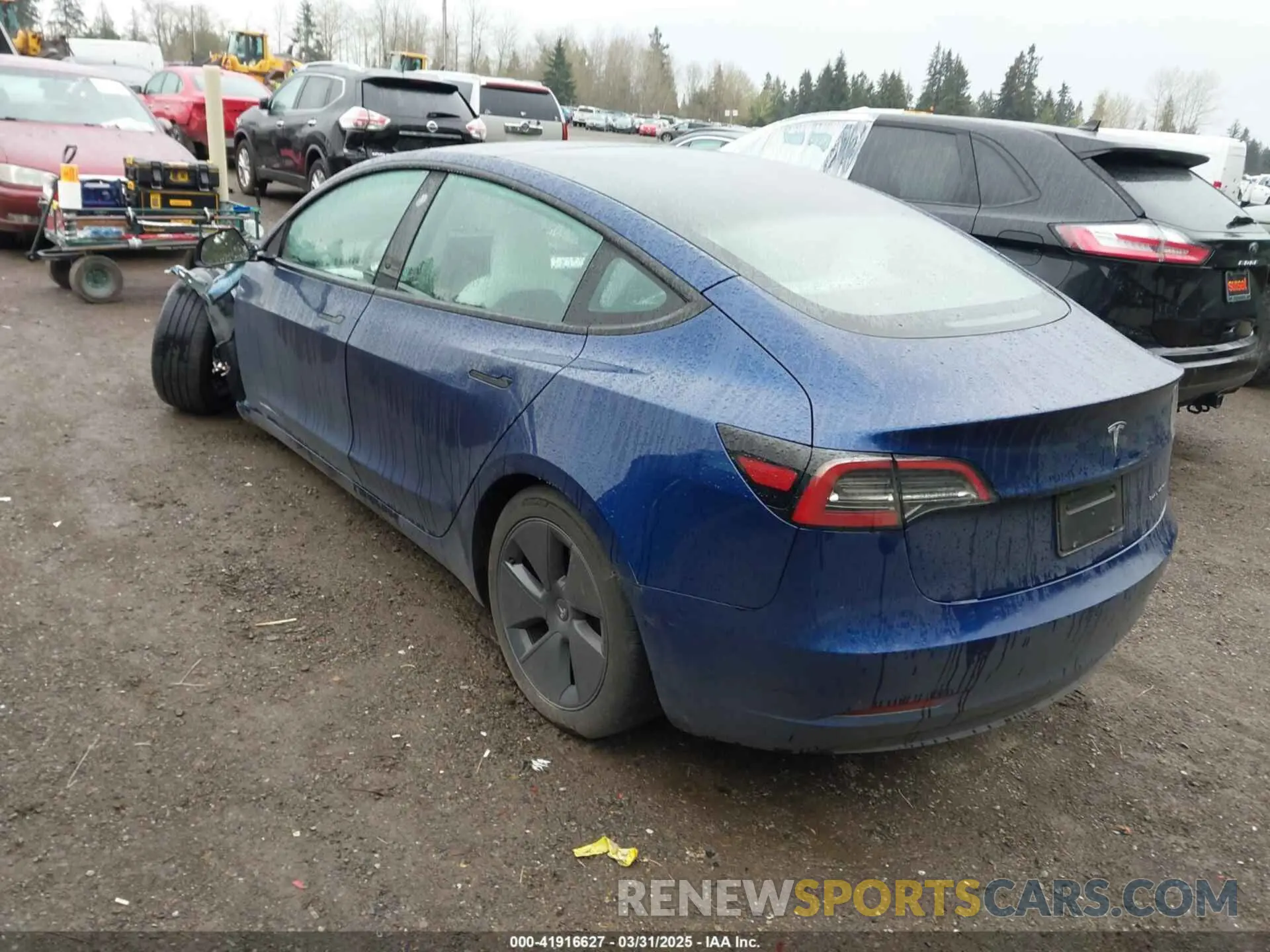 3 Фотография поврежденного автомобиля 5YJ3E1EB5PF704463 TESLA MODEL 3 2023