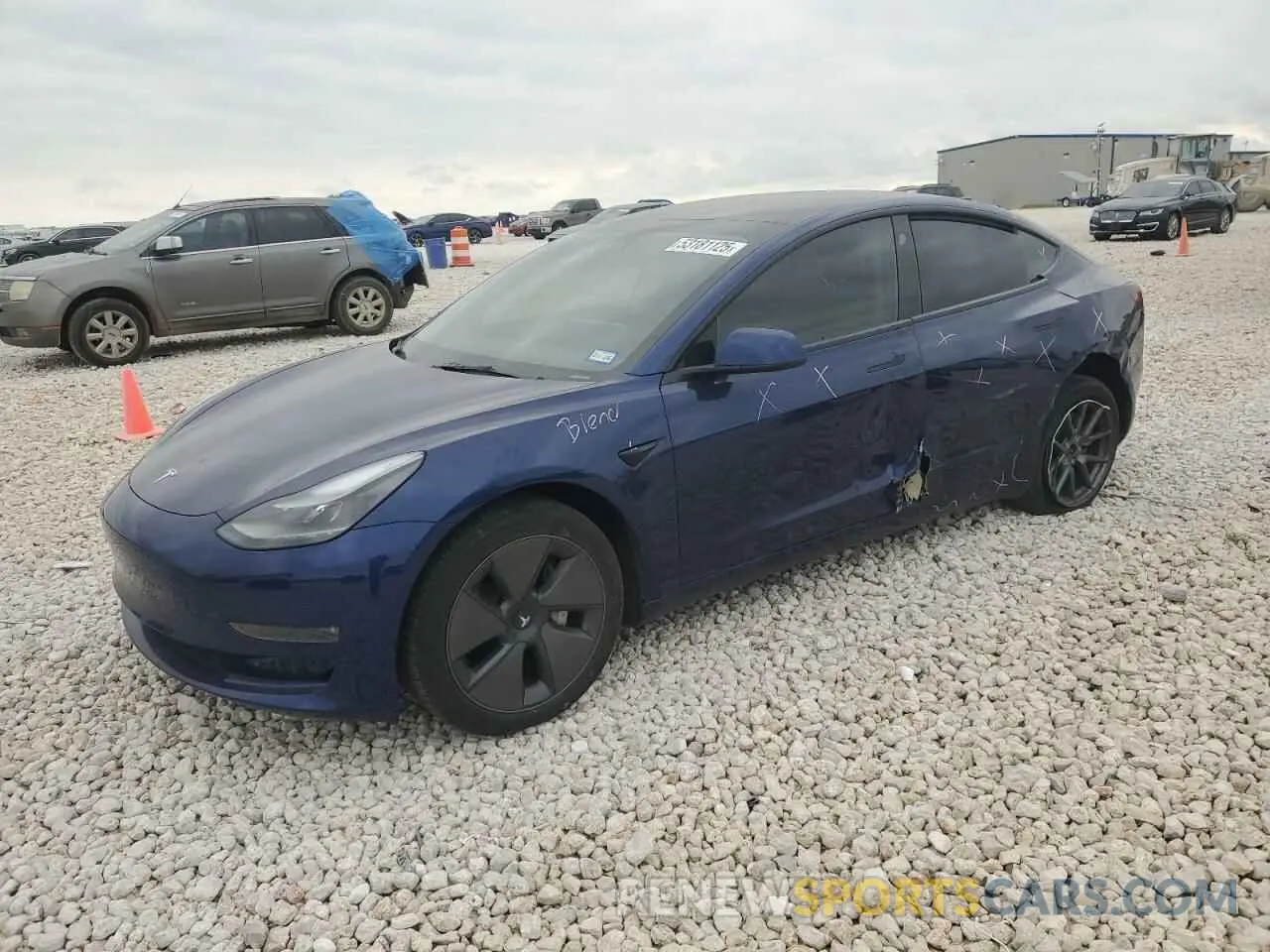 1 Фотография поврежденного автомобиля 5YJ3E1EB5PF711798 TESLA MODEL 3 2023