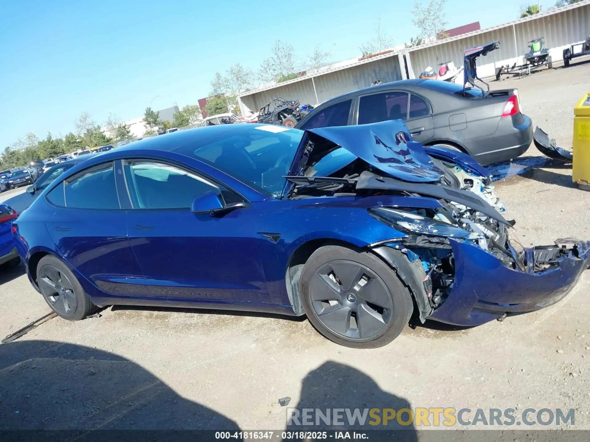 13 Фотография поврежденного автомобиля 5YJ3E1EB6PF595642 TESLA MODEL 3 2023