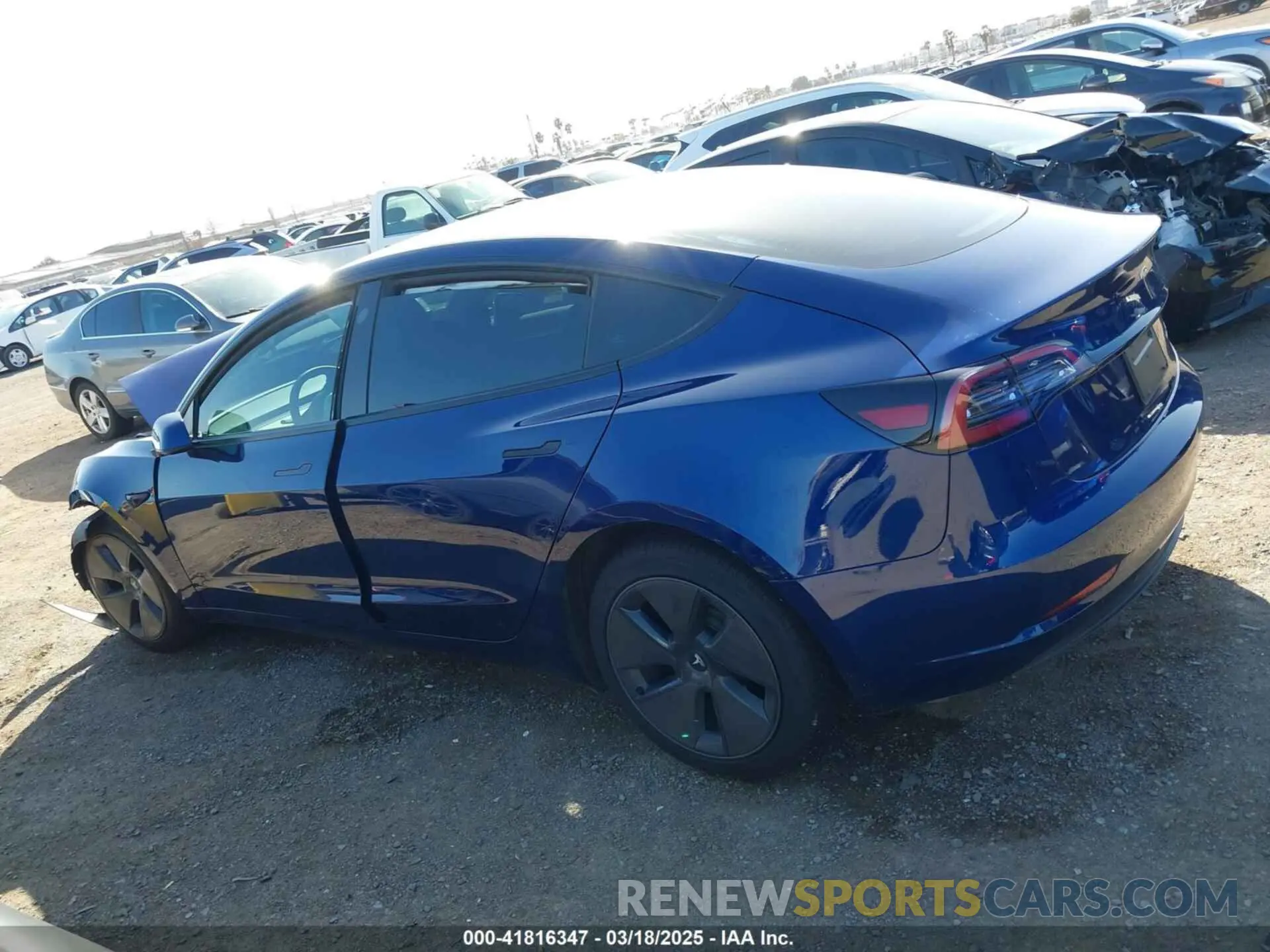 14 Фотография поврежденного автомобиля 5YJ3E1EB6PF595642 TESLA MODEL 3 2023
