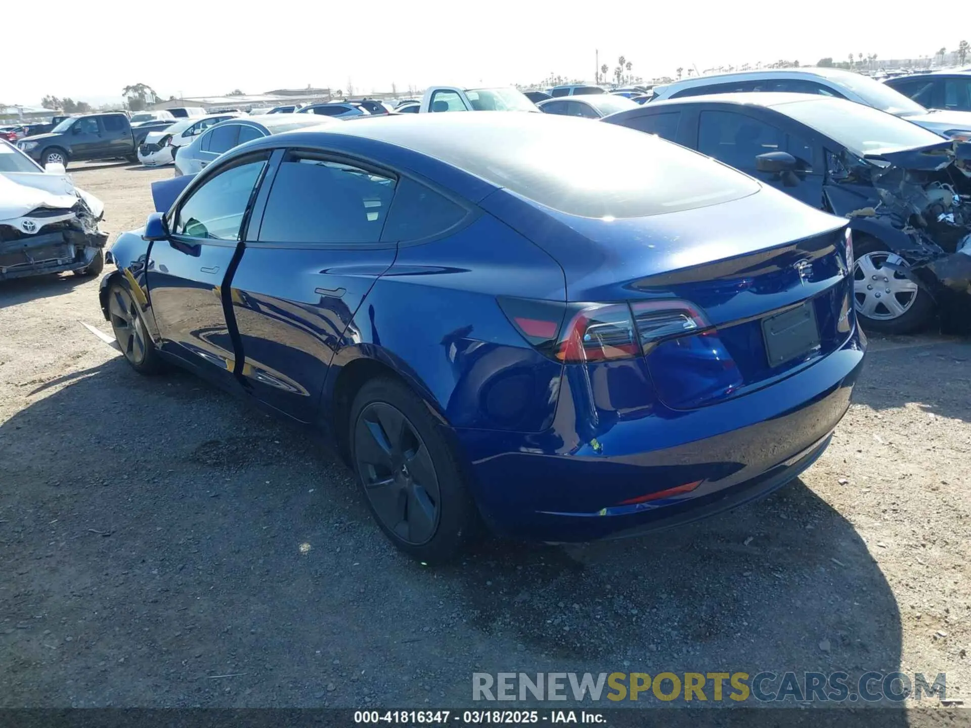 3 Фотография поврежденного автомобиля 5YJ3E1EB6PF595642 TESLA MODEL 3 2023