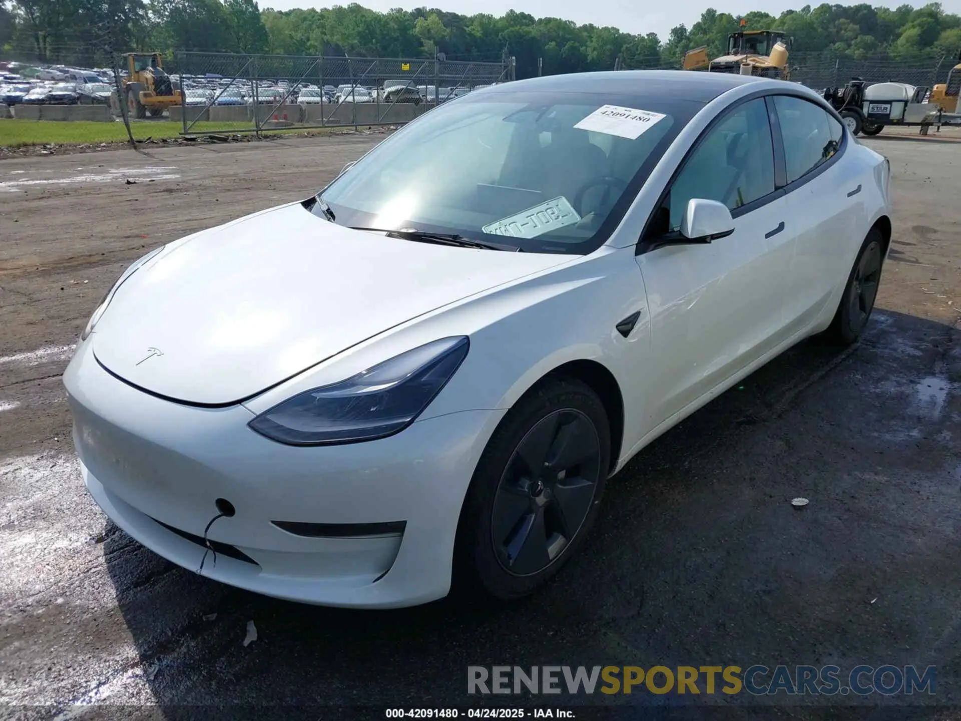2 Фотография поврежденного автомобиля 5YJ3E1EB6PF632320 TESLA MODEL 3 2023