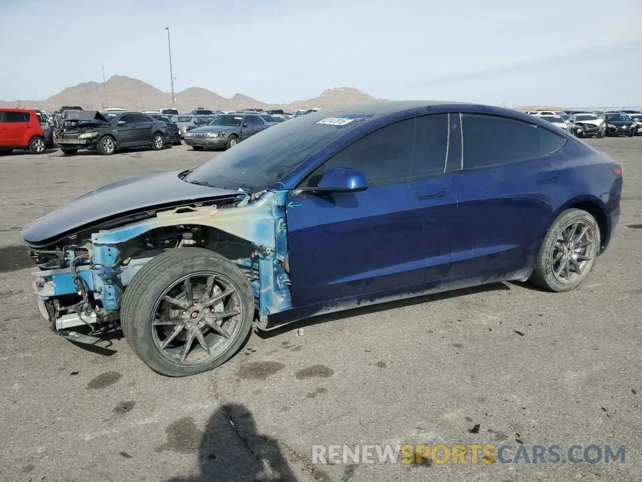 1 Фотография поврежденного автомобиля 5YJ3E1EB6PF637016 TESLA MODEL 3 2023