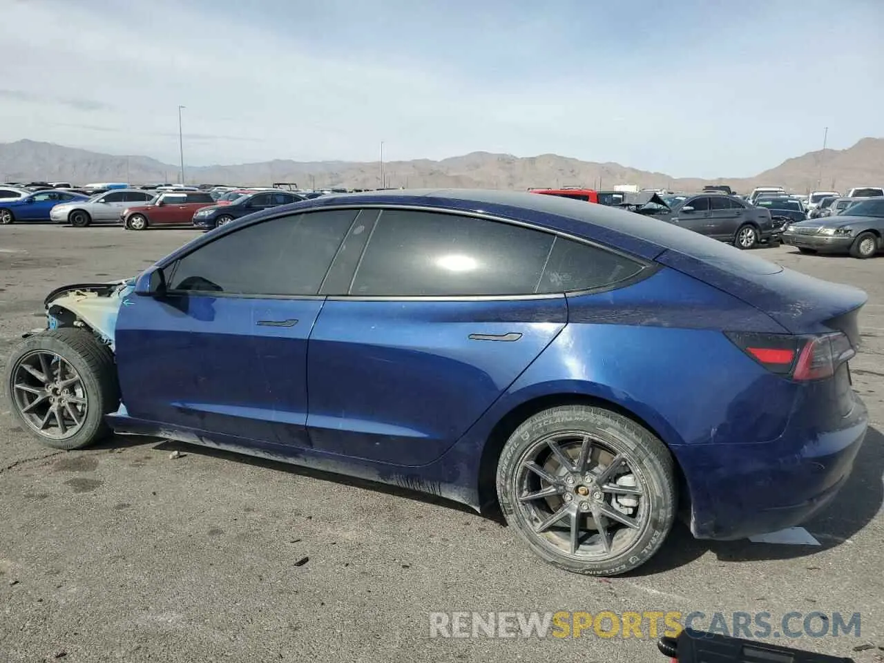 2 Фотография поврежденного автомобиля 5YJ3E1EB6PF637016 TESLA MODEL 3 2023