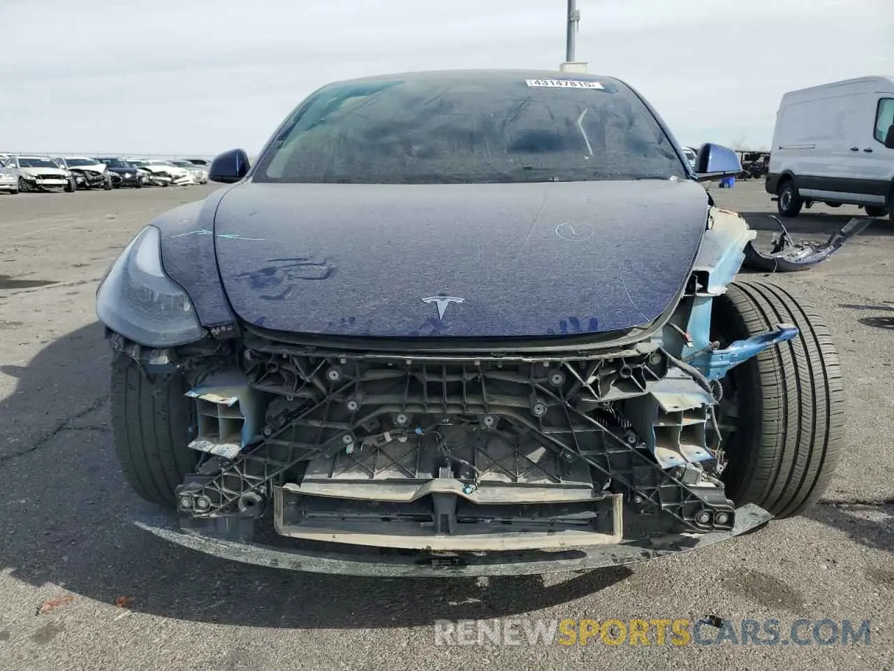 5 Фотография поврежденного автомобиля 5YJ3E1EB6PF637016 TESLA MODEL 3 2023