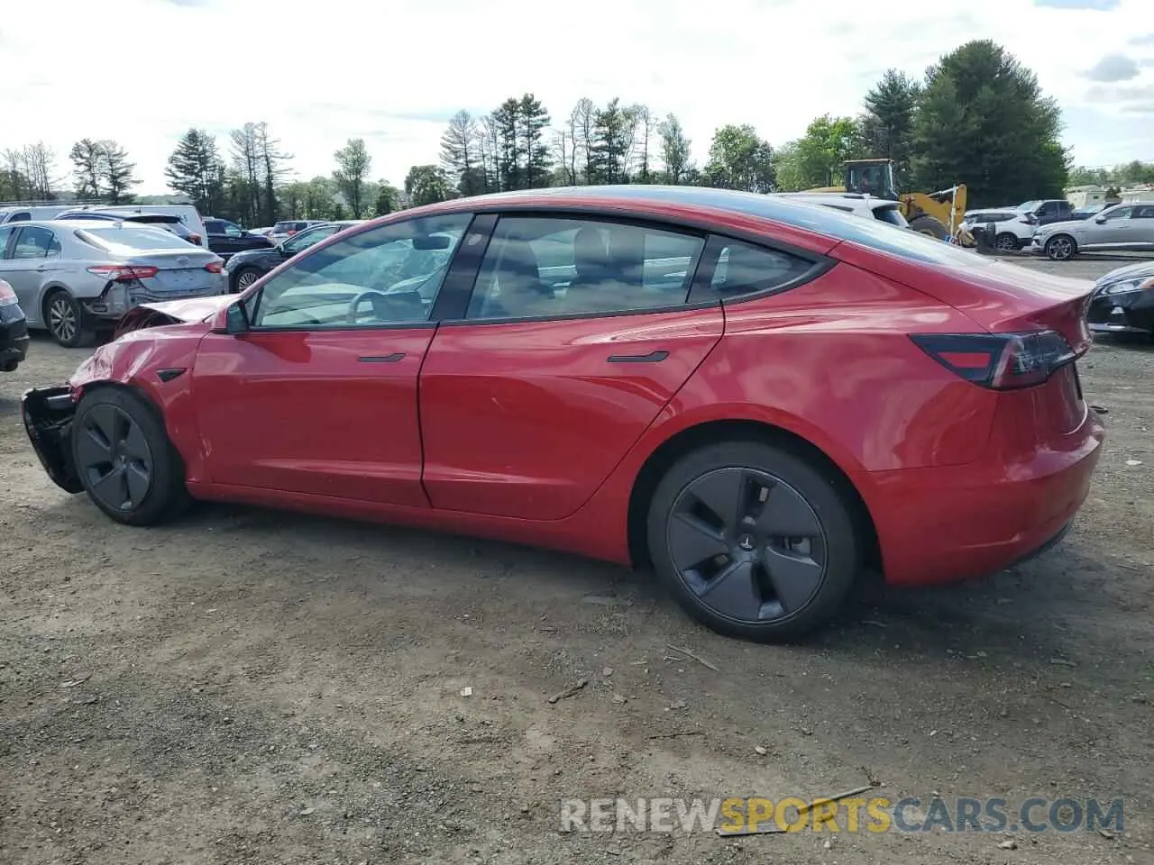 2 Фотография поврежденного автомобиля 5YJ3E1EB7PF390122 TESLA MODEL 3 2023