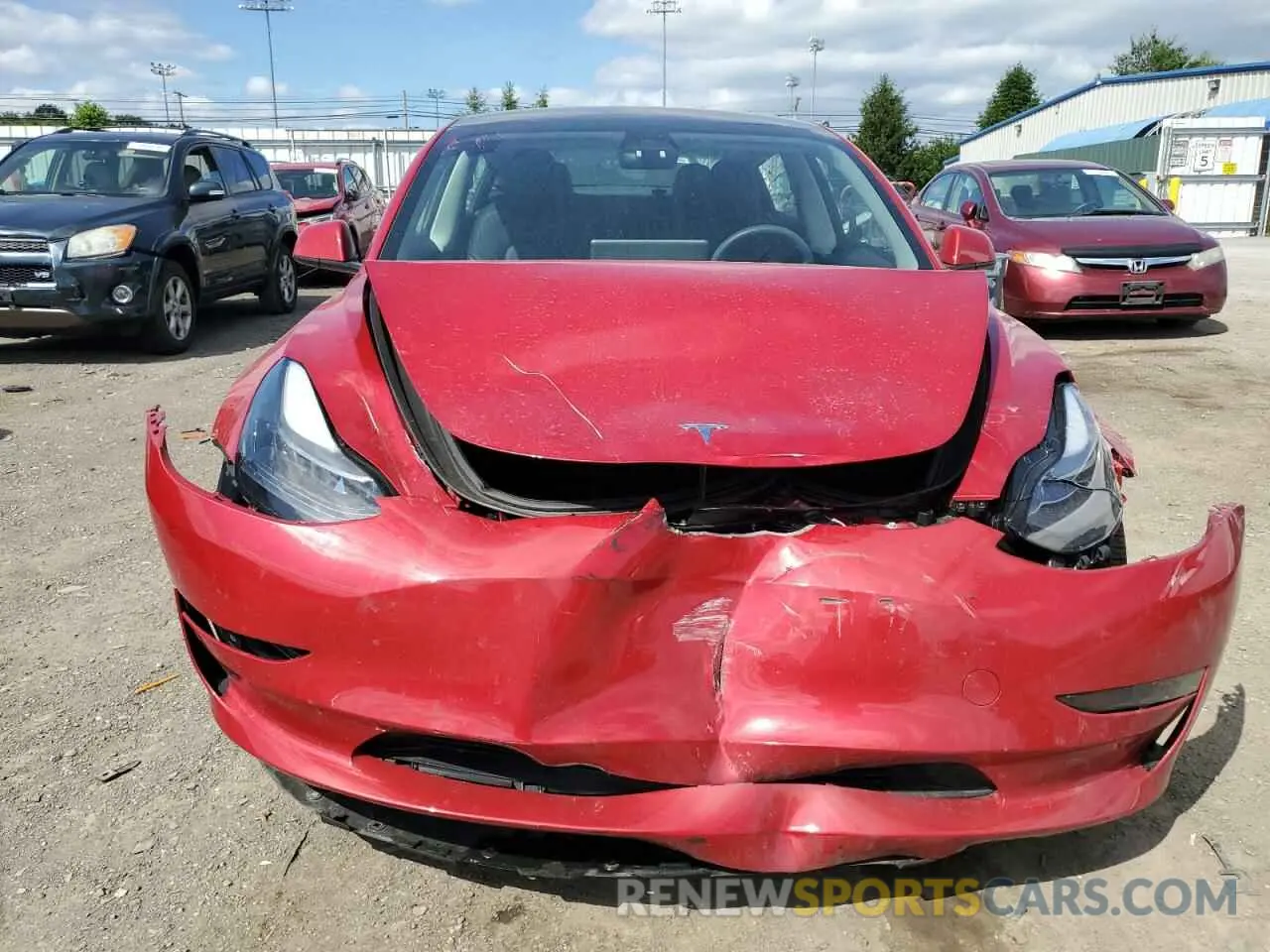 5 Фотография поврежденного автомобиля 5YJ3E1EB7PF390122 TESLA MODEL 3 2023