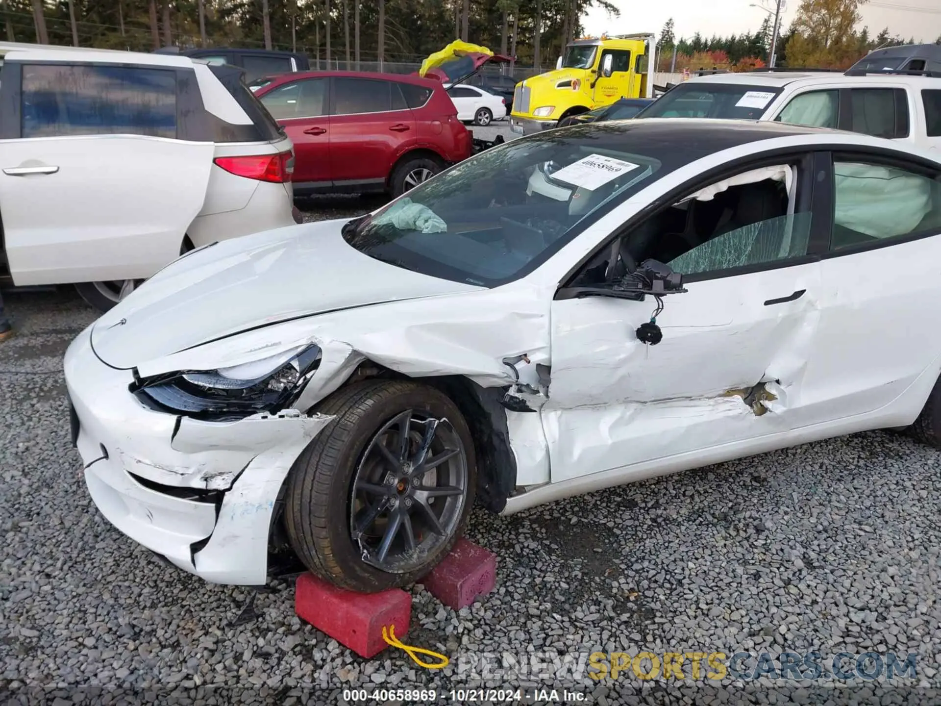 6 Photograph of a damaged car 5YJ3E1EB7PF603408 TESLA MODEL 3 2023