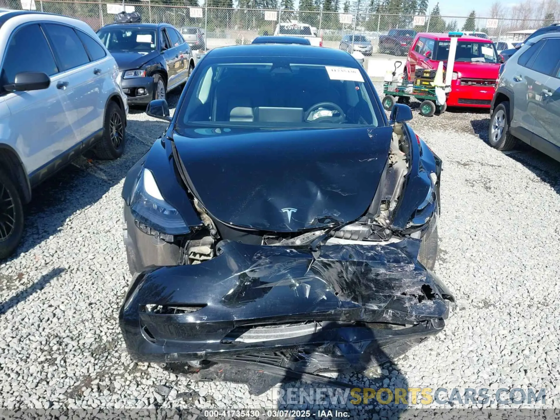 11 Photograph of a damaged car 5YJ3E1EB7PF657274 TESLA MODEL 3 2023