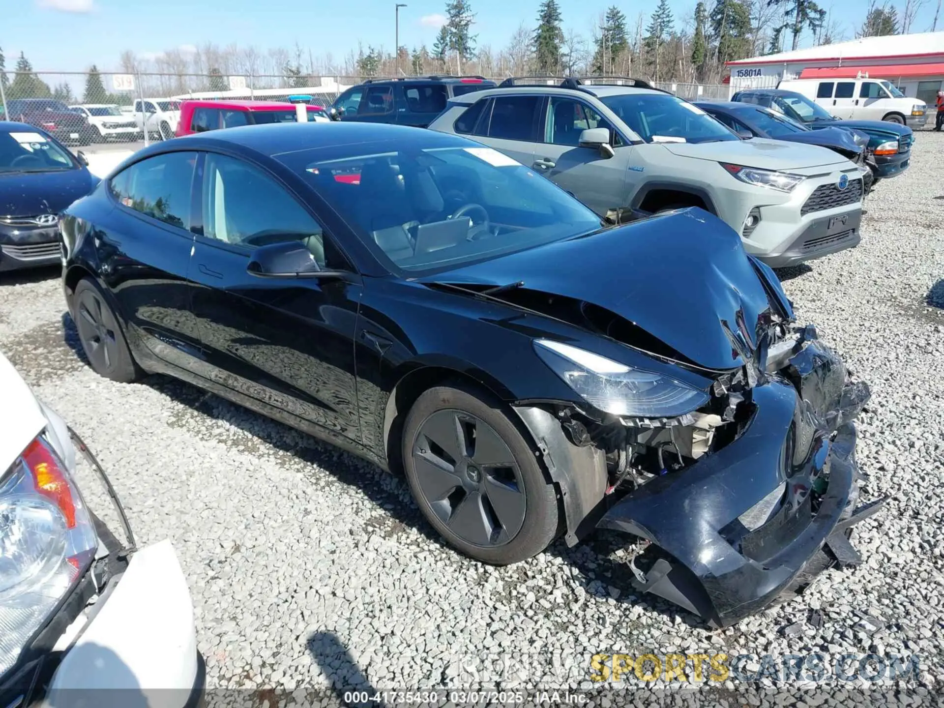 12 Photograph of a damaged car 5YJ3E1EB7PF657274 TESLA MODEL 3 2023