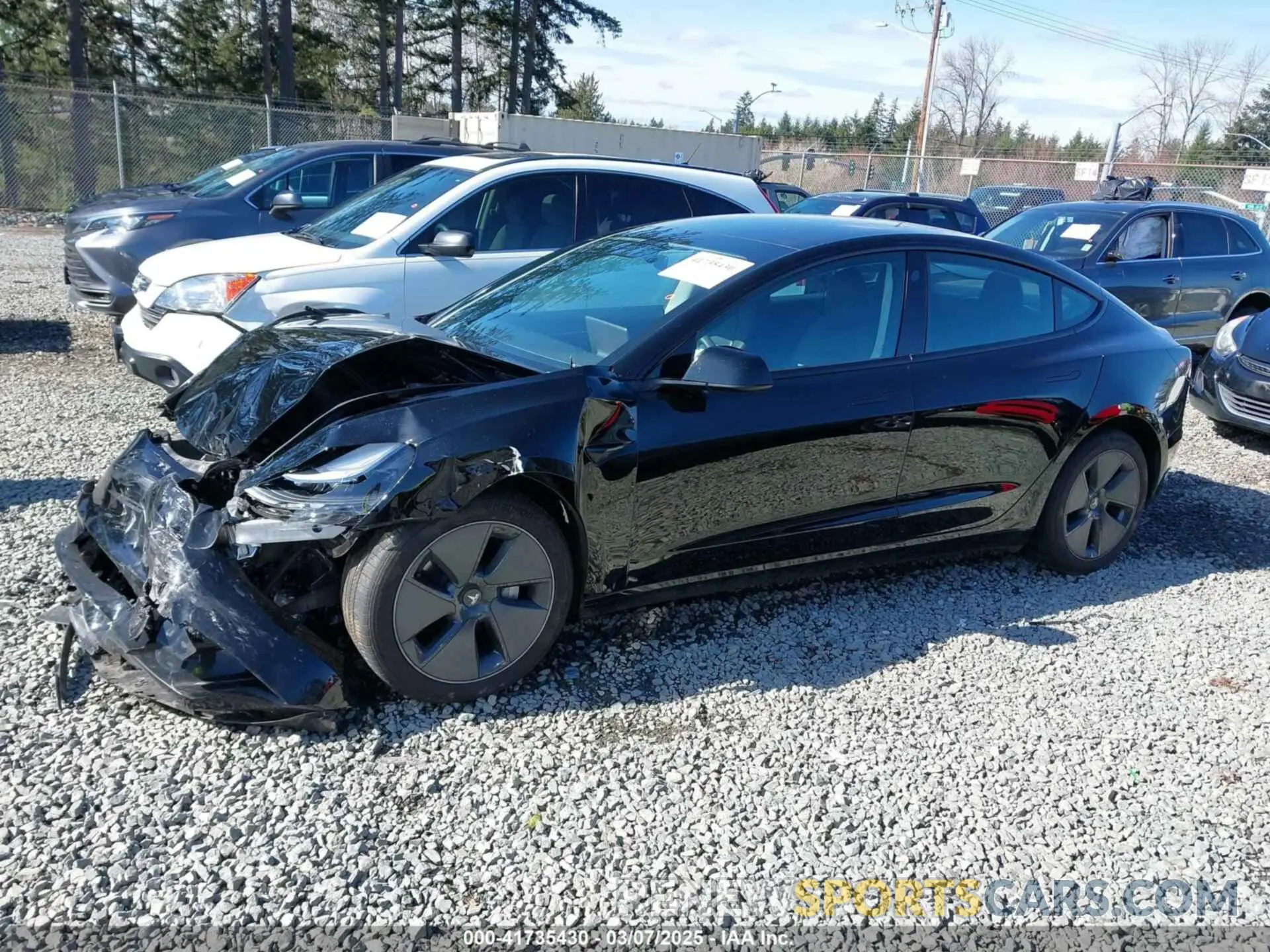 13 Photograph of a damaged car 5YJ3E1EB7PF657274 TESLA MODEL 3 2023