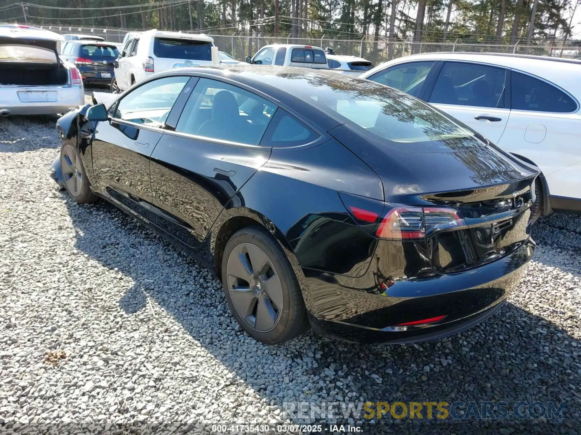 3 Photograph of a damaged car 5YJ3E1EB7PF657274 TESLA MODEL 3 2023