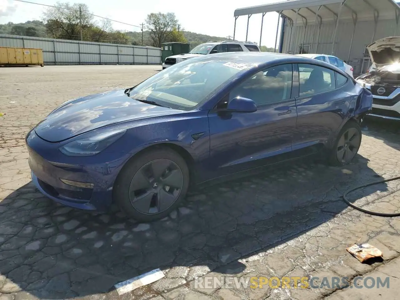 1 Фотография поврежденного автомобиля 5YJ3E1EB7PF662782 TESLA MODEL 3 2023