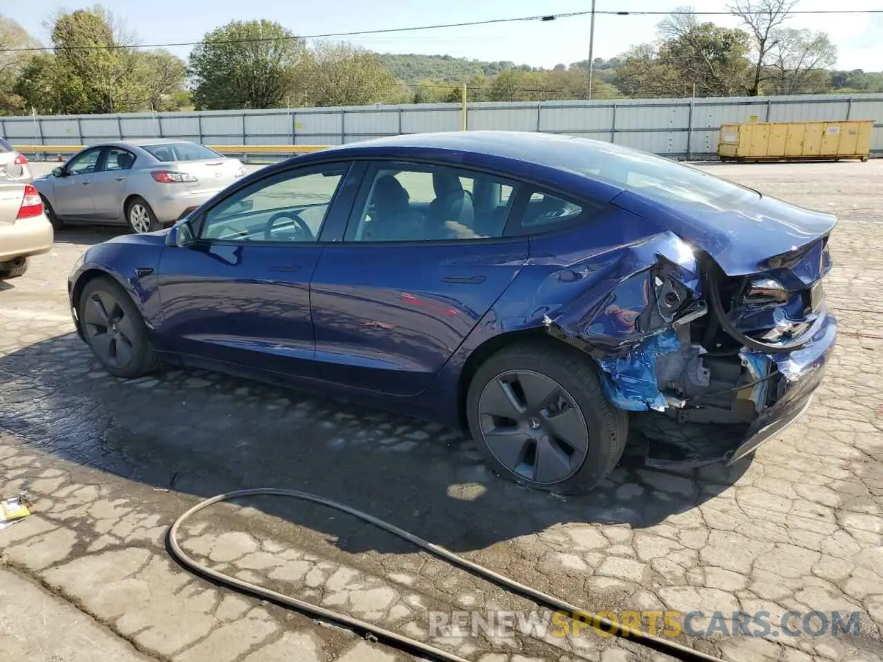 2 Фотография поврежденного автомобиля 5YJ3E1EB7PF662782 TESLA MODEL 3 2023
