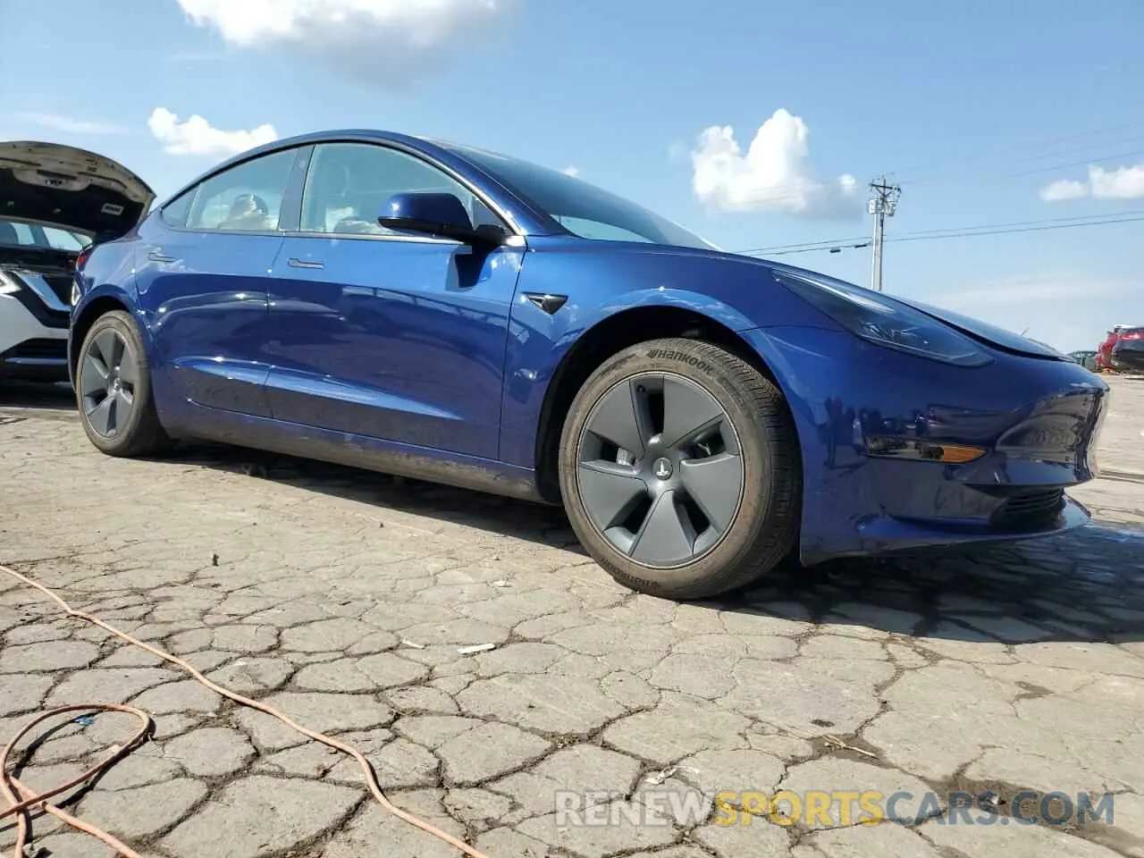 4 Фотография поврежденного автомобиля 5YJ3E1EB7PF662782 TESLA MODEL 3 2023
