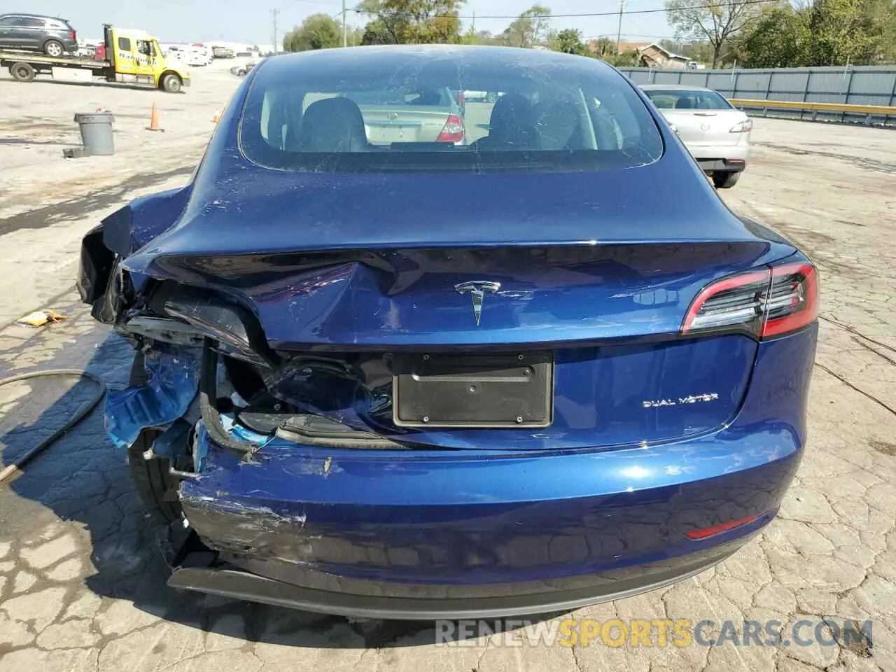 6 Фотография поврежденного автомобиля 5YJ3E1EB7PF662782 TESLA MODEL 3 2023