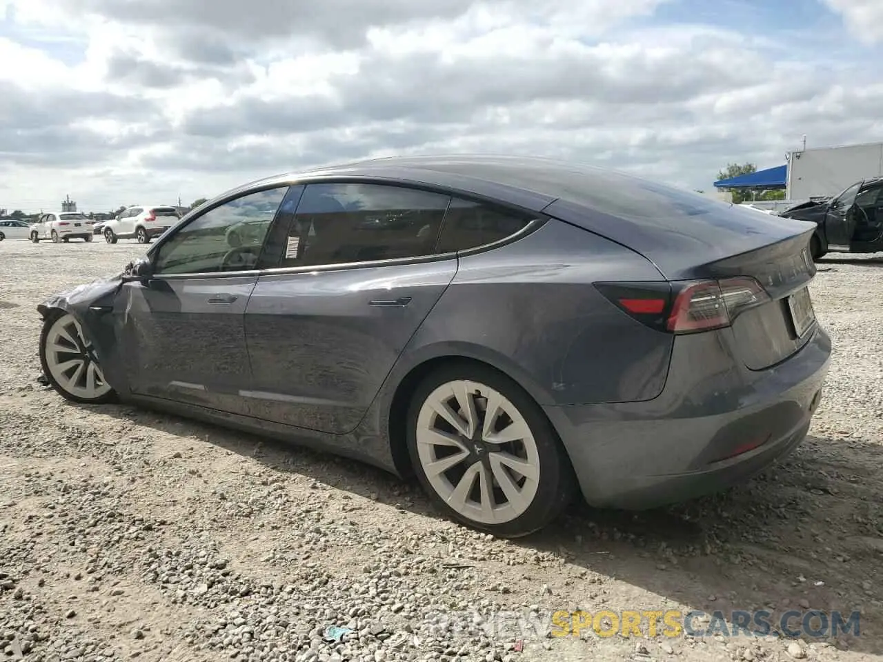 2 Фотография поврежденного автомобиля 5YJ3E1EB8PF392106 TESLA MODEL 3 2023