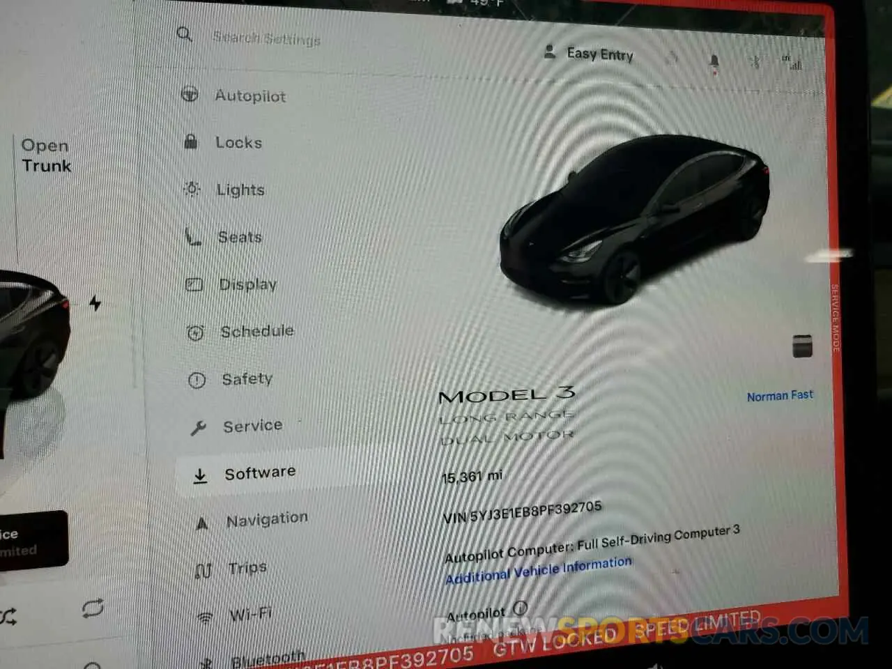 9 Фотография поврежденного автомобиля 5YJ3E1EB8PF392705 TESLA MODEL 3 2023
