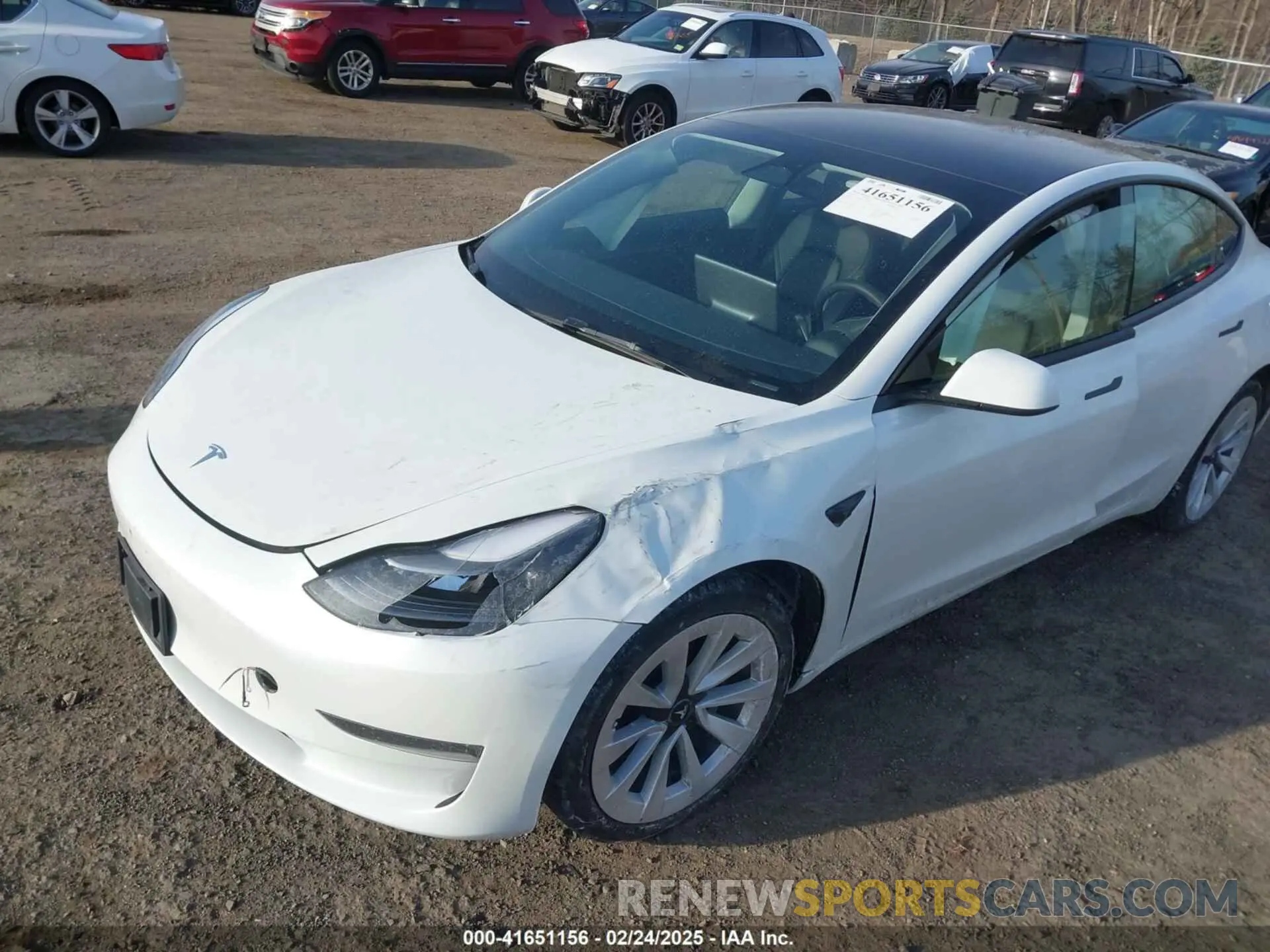 6 Photograph of a damaged car 5YJ3E1EB8PF600291 TESLA MODEL 3 2023