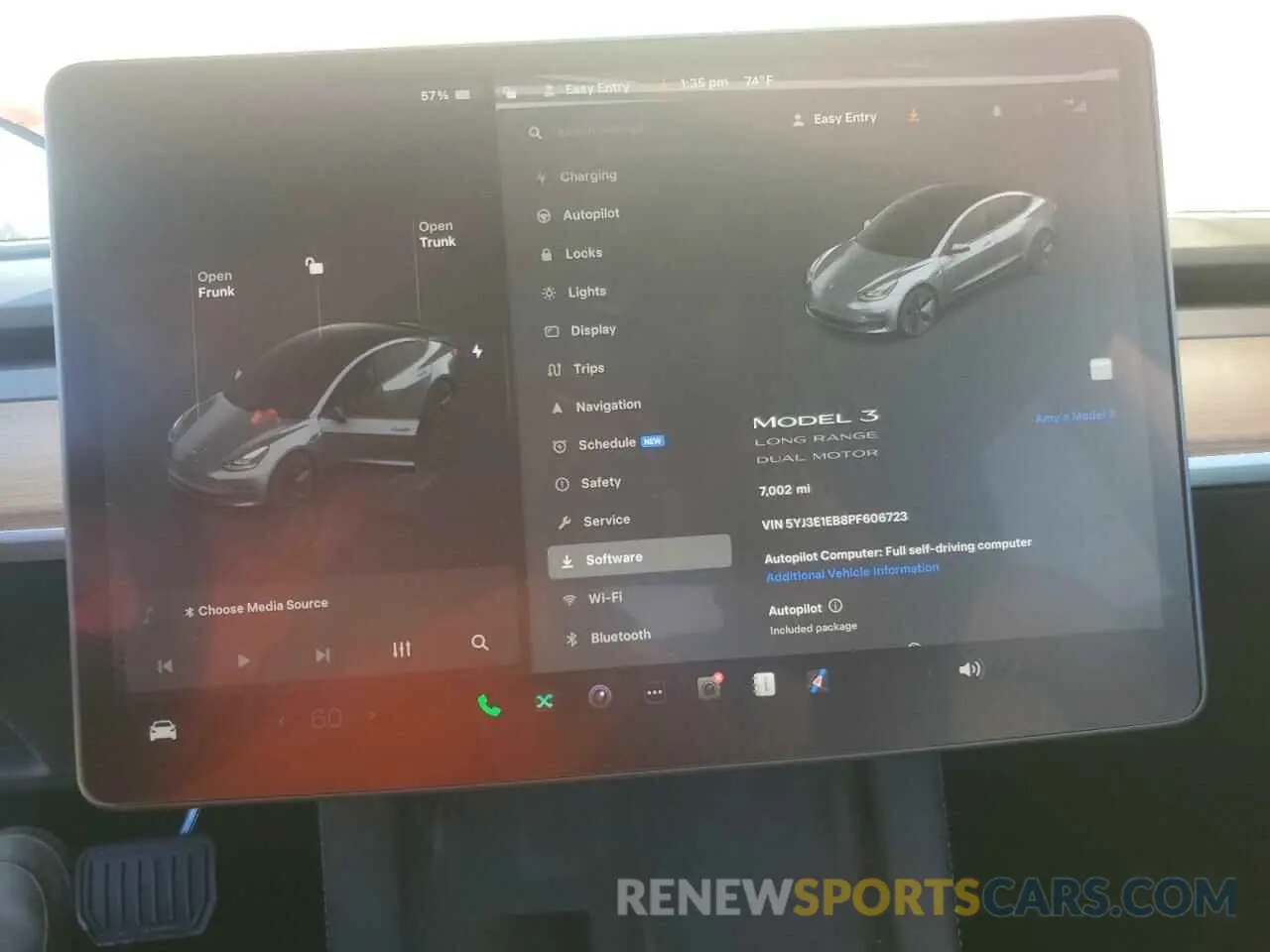 9 Photograph of a damaged car 5YJ3E1EB8PF606723 TESLA MODEL 3 2023