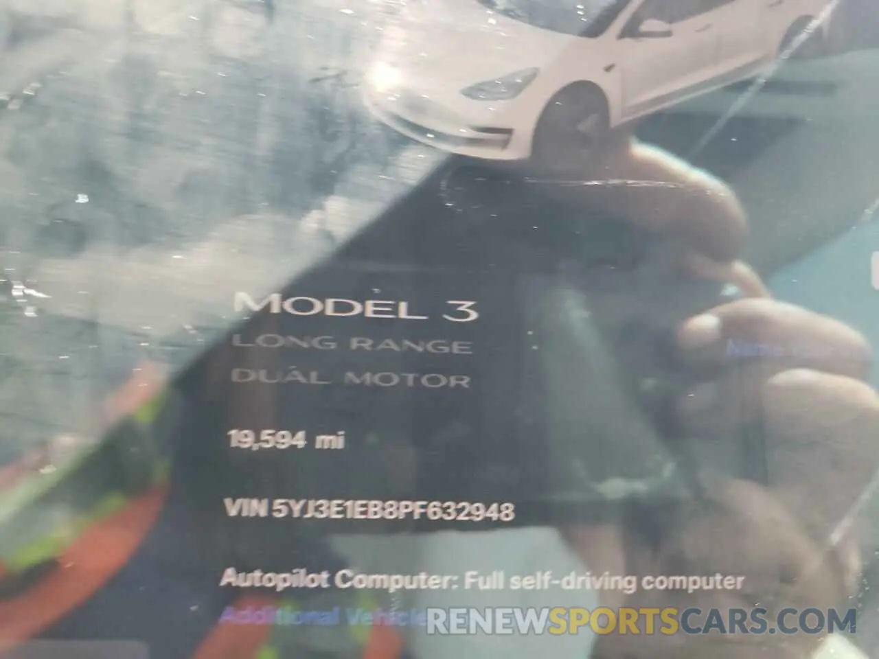 9 Photograph of a damaged car 5YJ3E1EB8PF632948 TESLA MODEL 3 2023