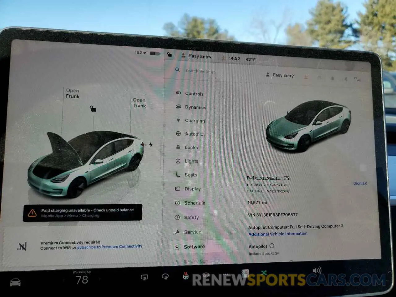 9 Photograph of a damaged car 5YJ3E1EB8PF706577 TESLA MODEL 3 2023