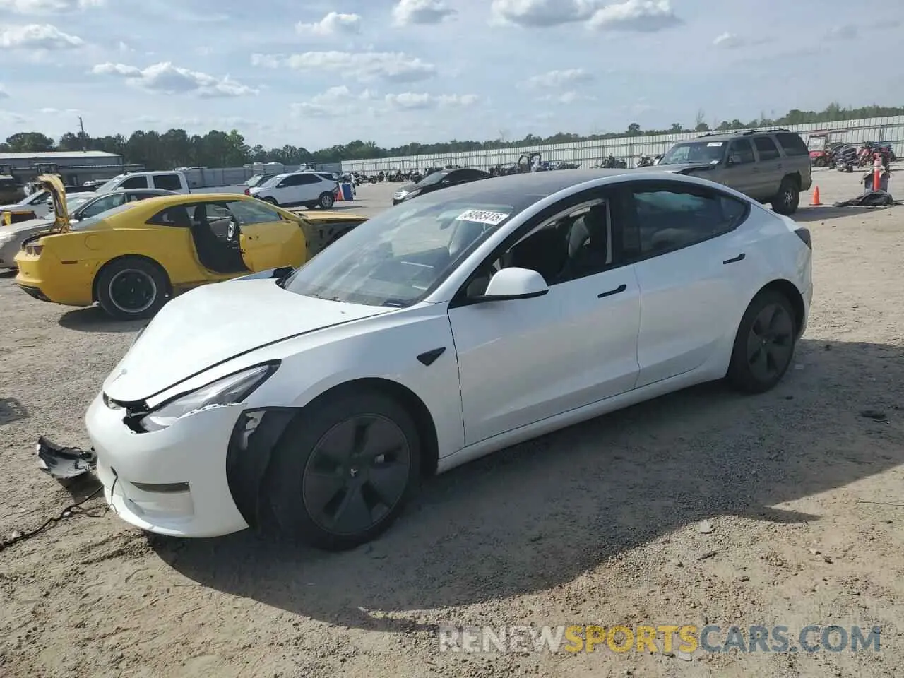 1 Фотография поврежденного автомобиля 5YJ3E1EB9PF386556 TESLA MODEL 3 2023