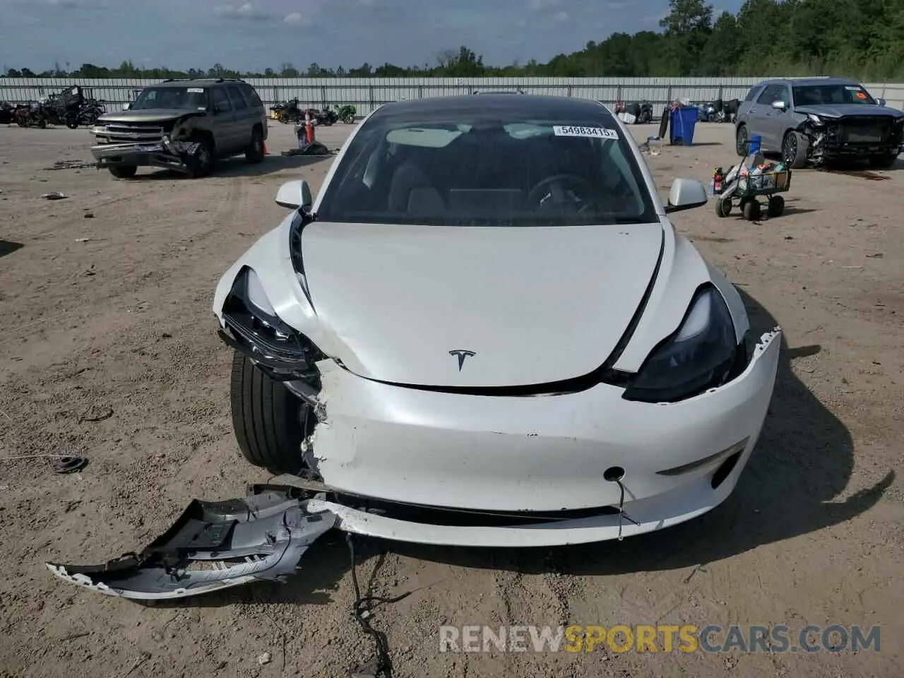 5 Фотография поврежденного автомобиля 5YJ3E1EB9PF386556 TESLA MODEL 3 2023