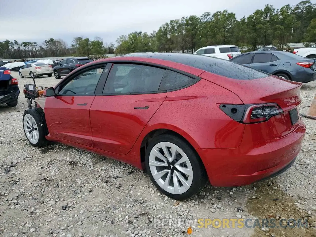 2 Photograph of a damaged car 5YJ3E1EB9PF471347 TESLA MODEL 3 2023