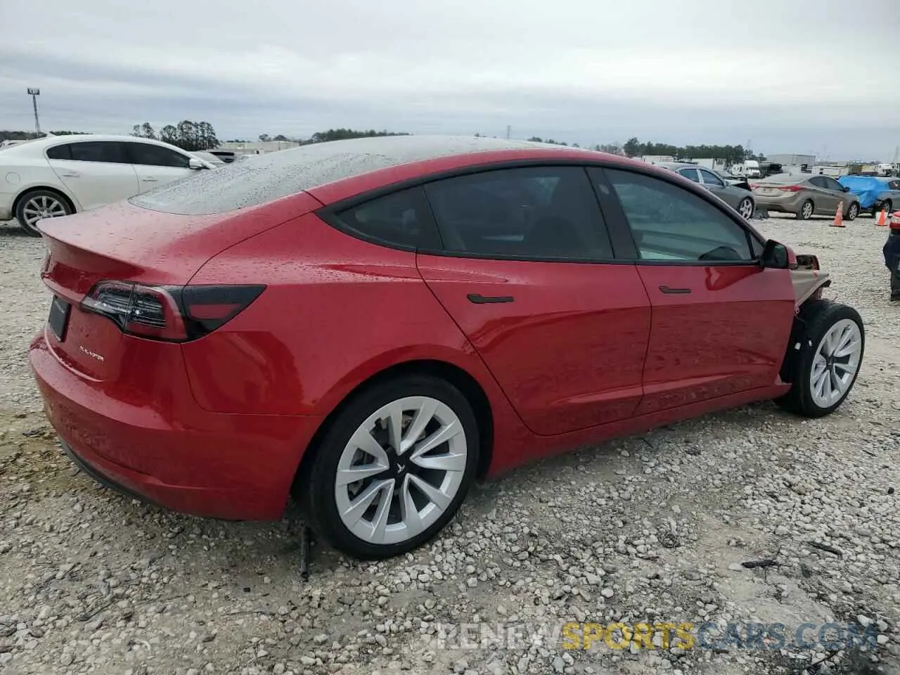 3 Photograph of a damaged car 5YJ3E1EB9PF471347 TESLA MODEL 3 2023
