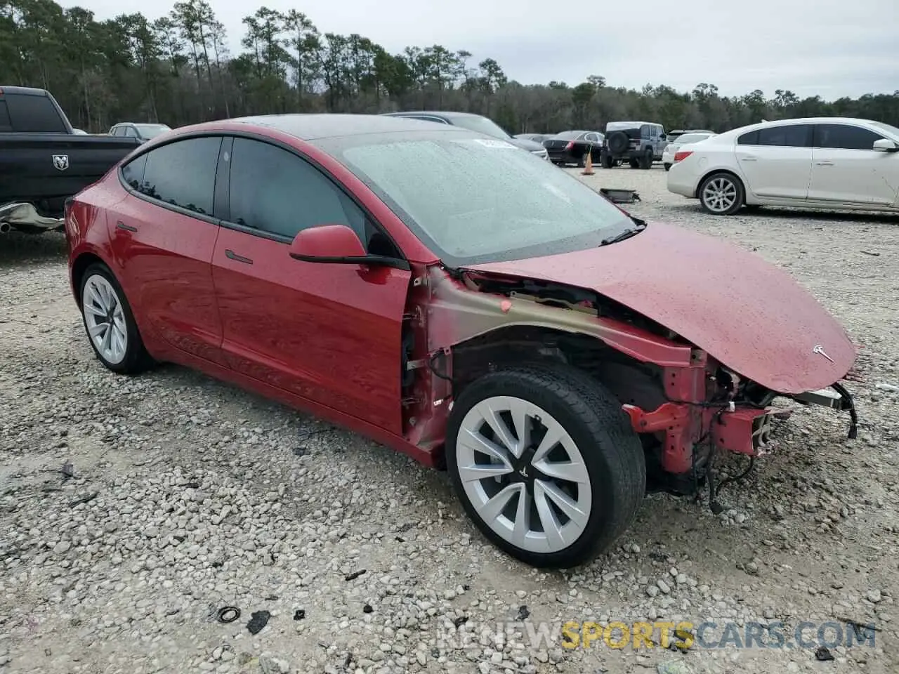 4 Photograph of a damaged car 5YJ3E1EB9PF471347 TESLA MODEL 3 2023