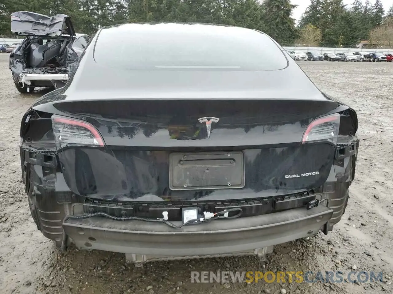 6 Фотография поврежденного автомобиля 5YJ3E1EB9PF607217 TESLA MODEL 3 2023