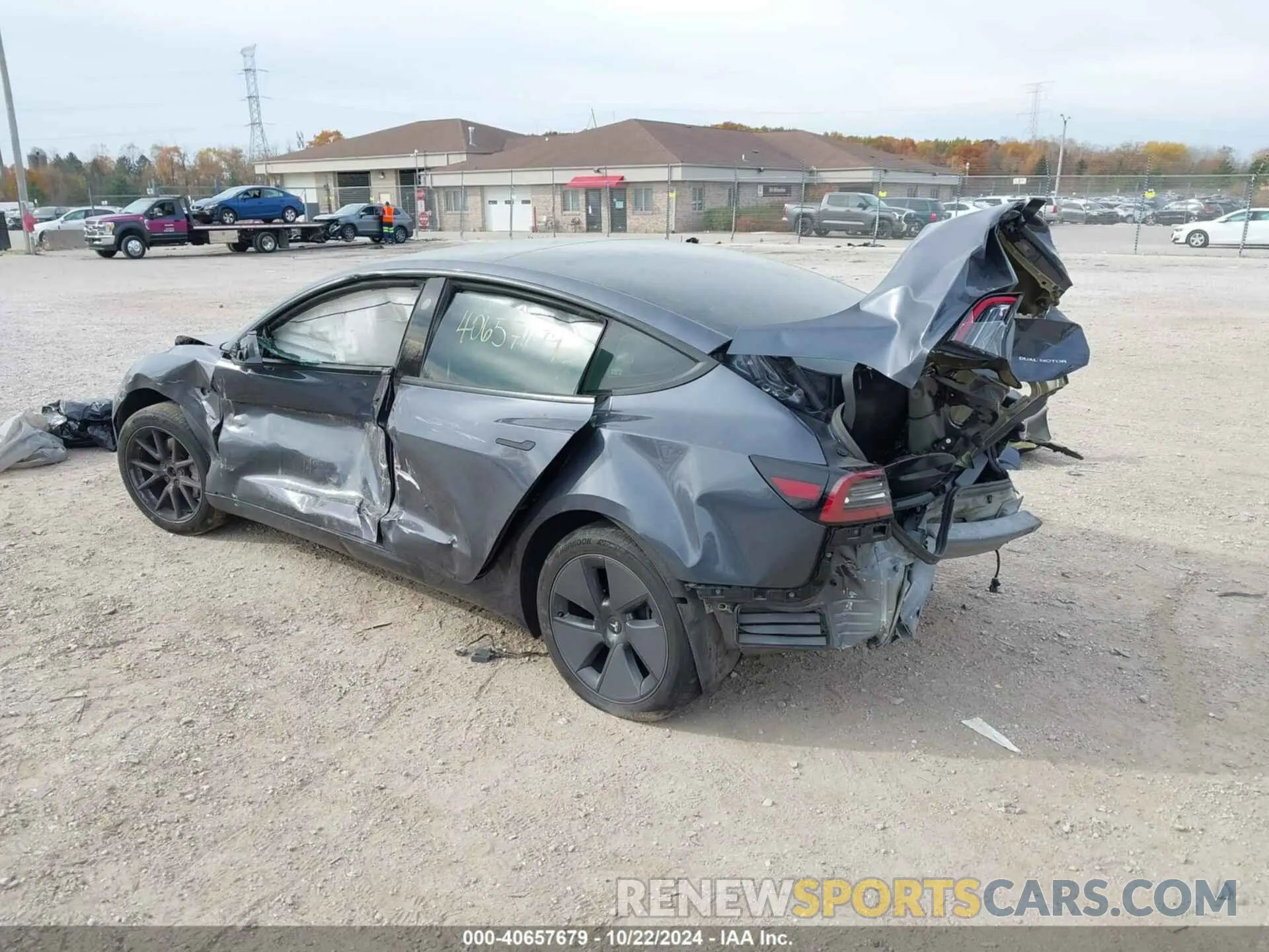 6 Photograph of a damaged car 5YJ3E1EB9PF634742 TESLA MODEL 3 2023