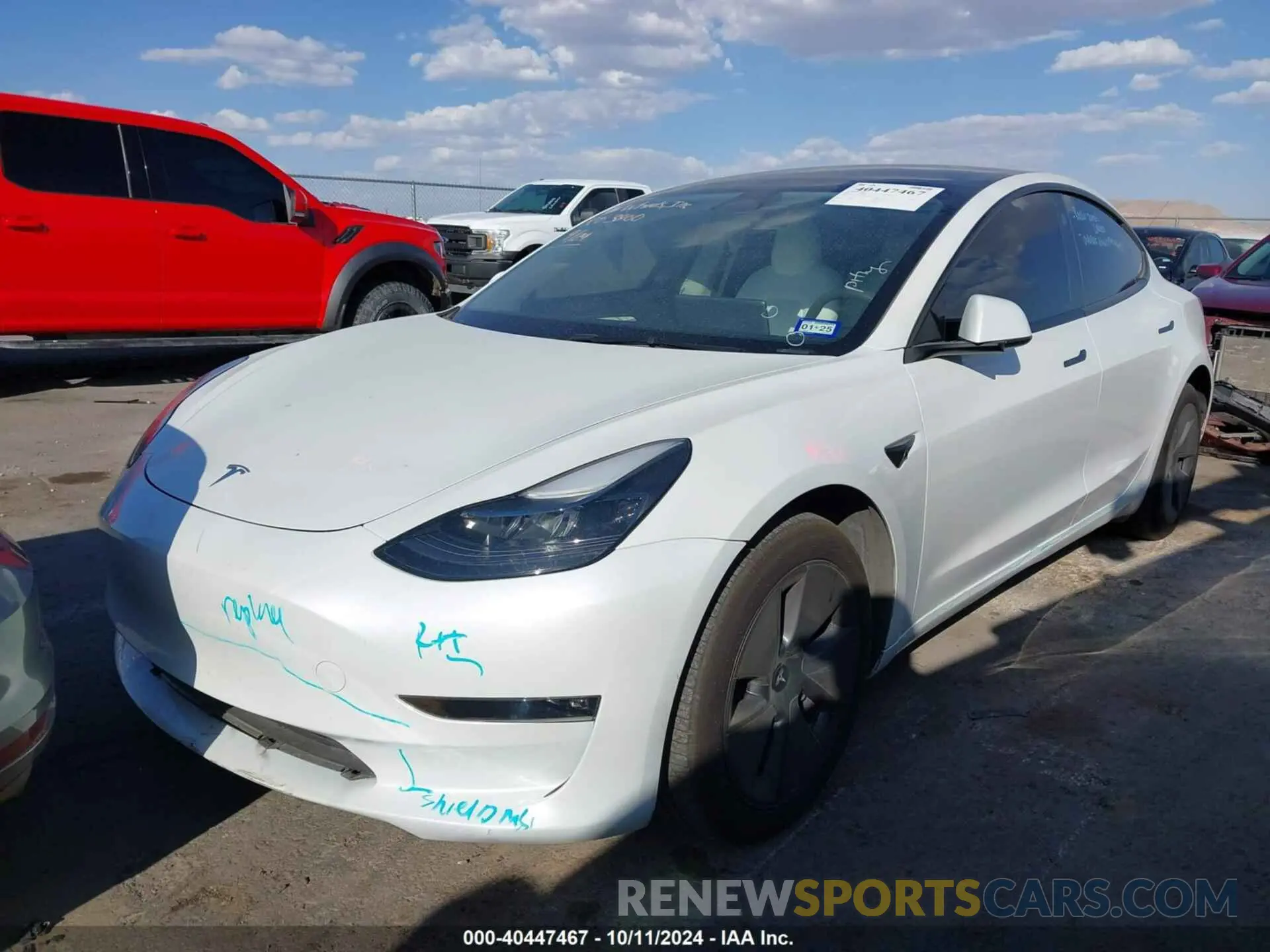 6 Photograph of a damaged car 5YJ3E1EB9PF675730 TESLA MODEL 3 2023