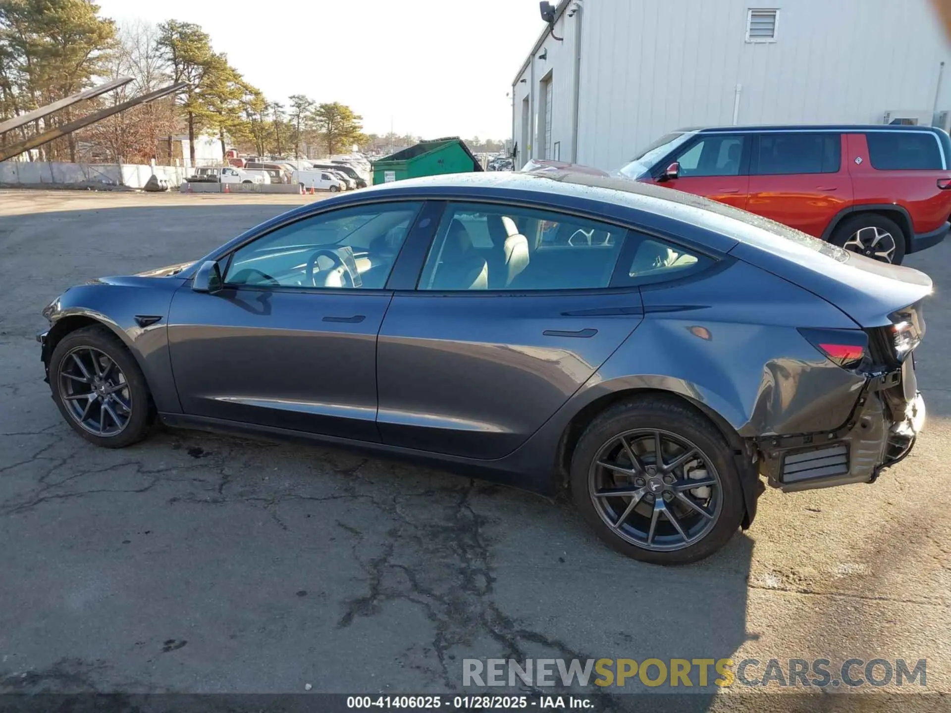 3 Photograph of a damaged car 5YJ3E1EB9PF679390 TESLA MODEL 3 2023