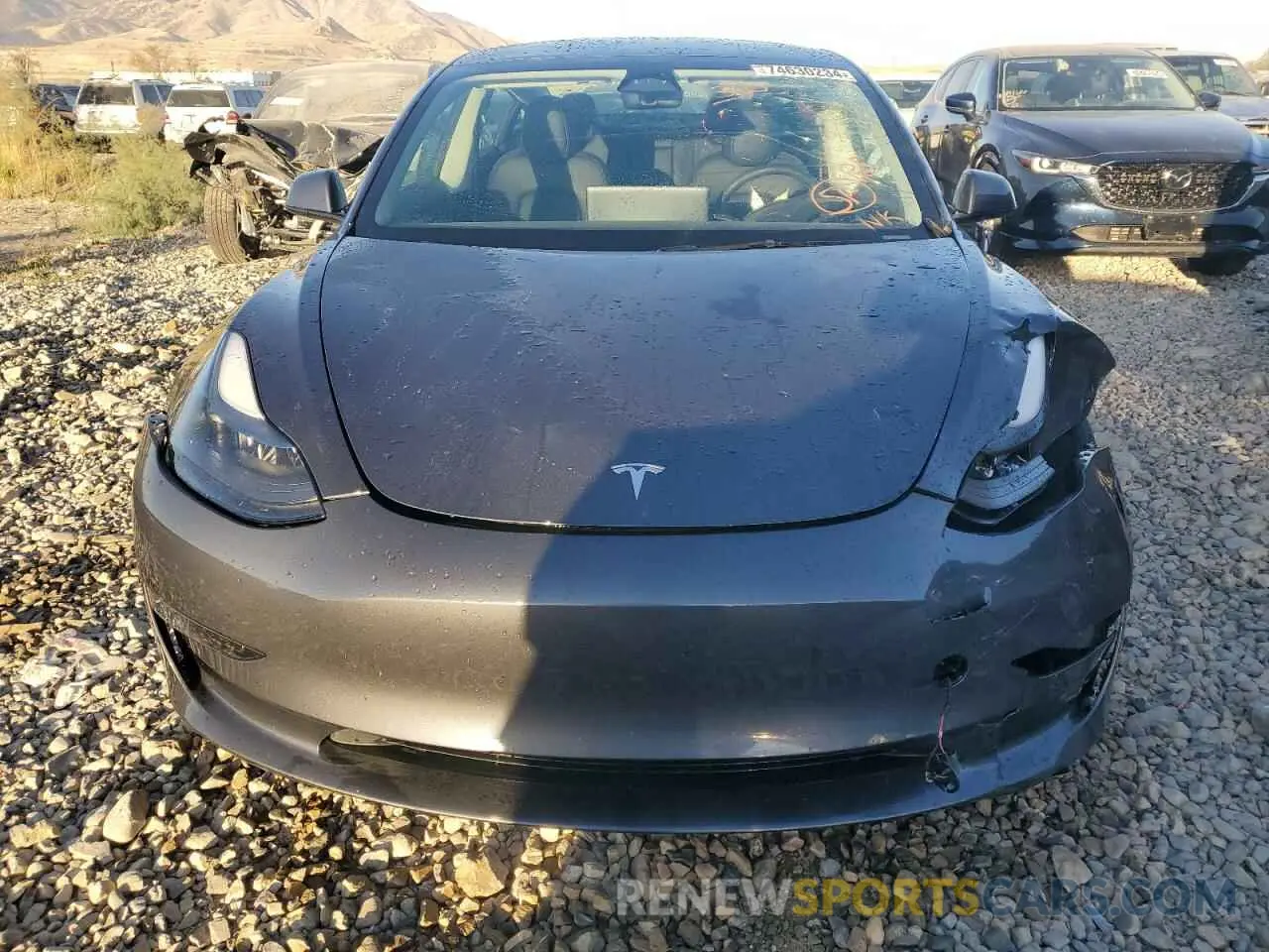 5 Photograph of a damaged car 5YJ3E1EB9PF696707 TESLA MODEL 3 2023