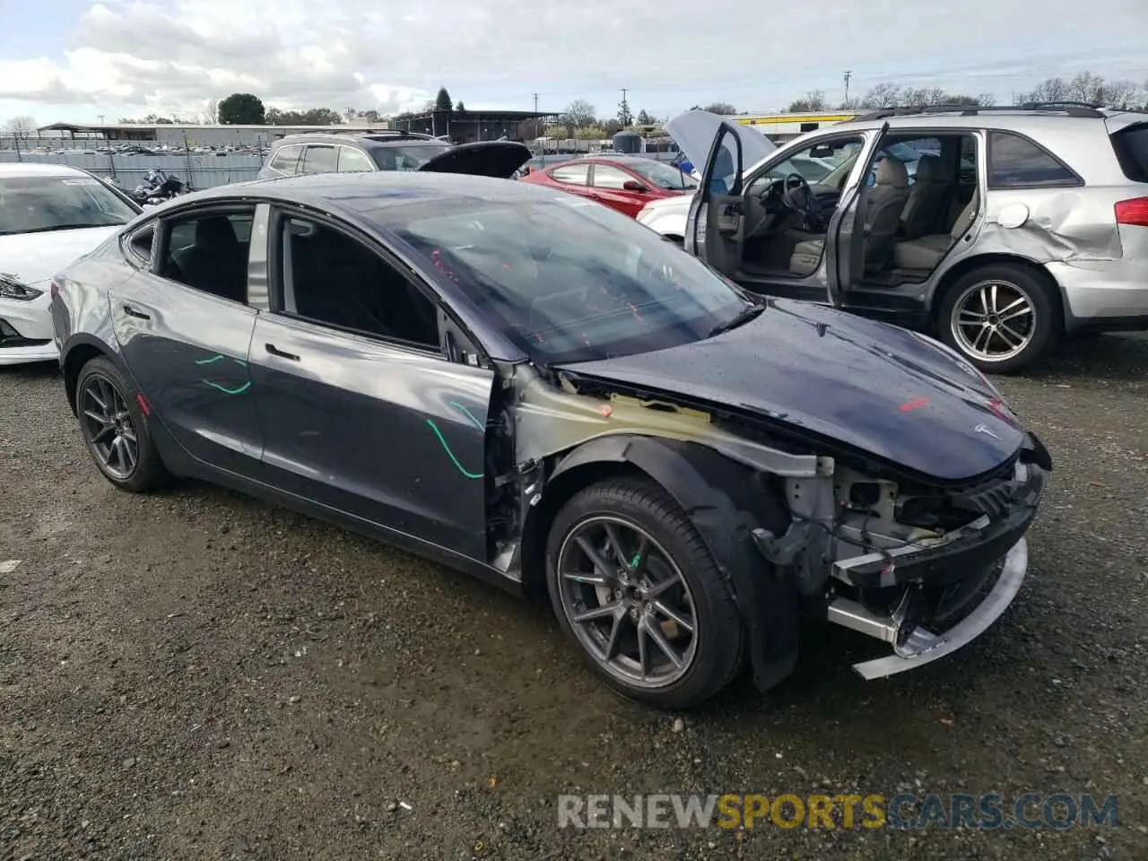 4 Photograph of a damaged car 5YJ3E1EBXPF387960 TESLA MODEL 3 2023