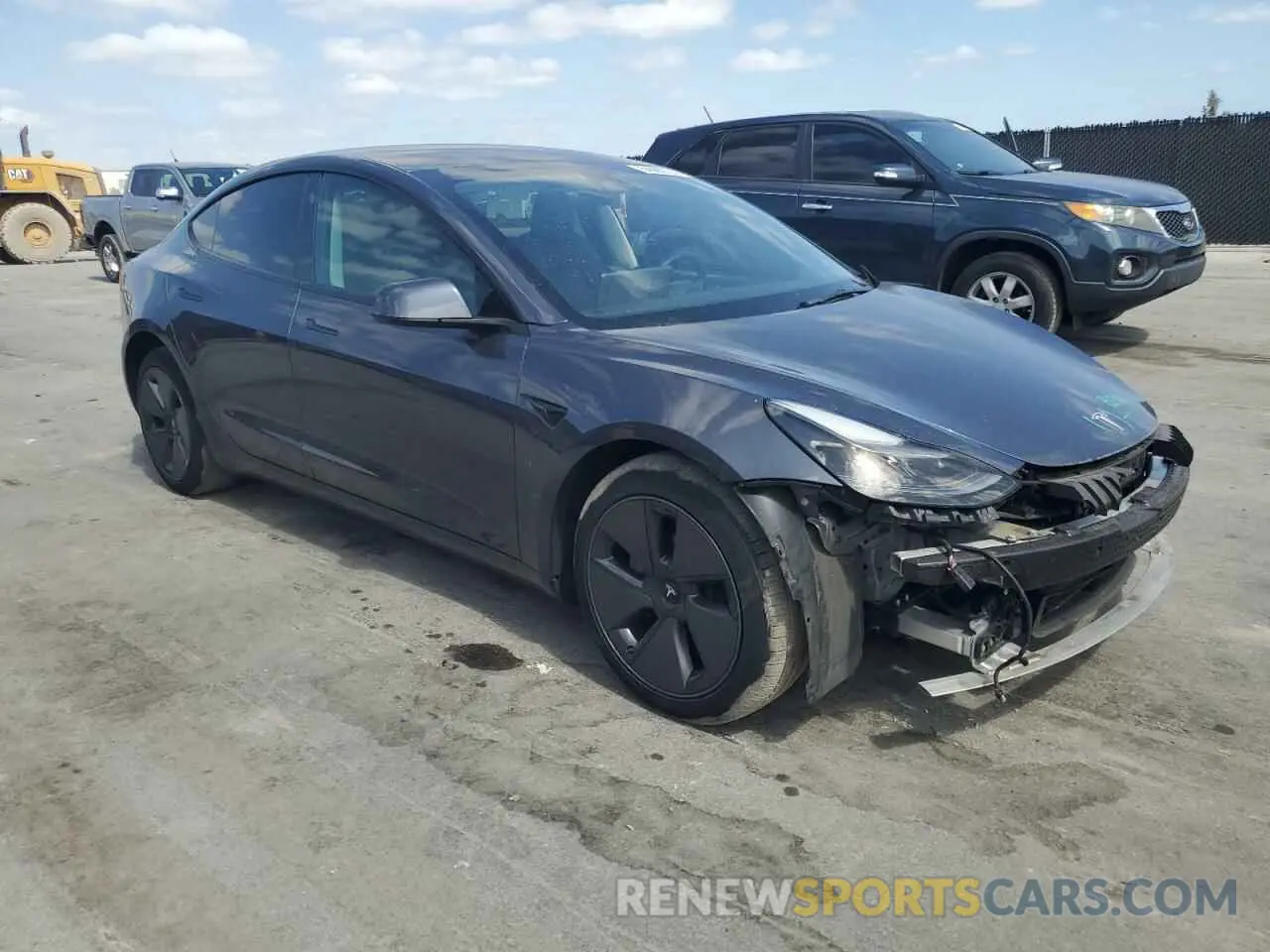 4 Photograph of a damaged car 5YJ3E1EBXPF389840 TESLA MODEL 3 2023