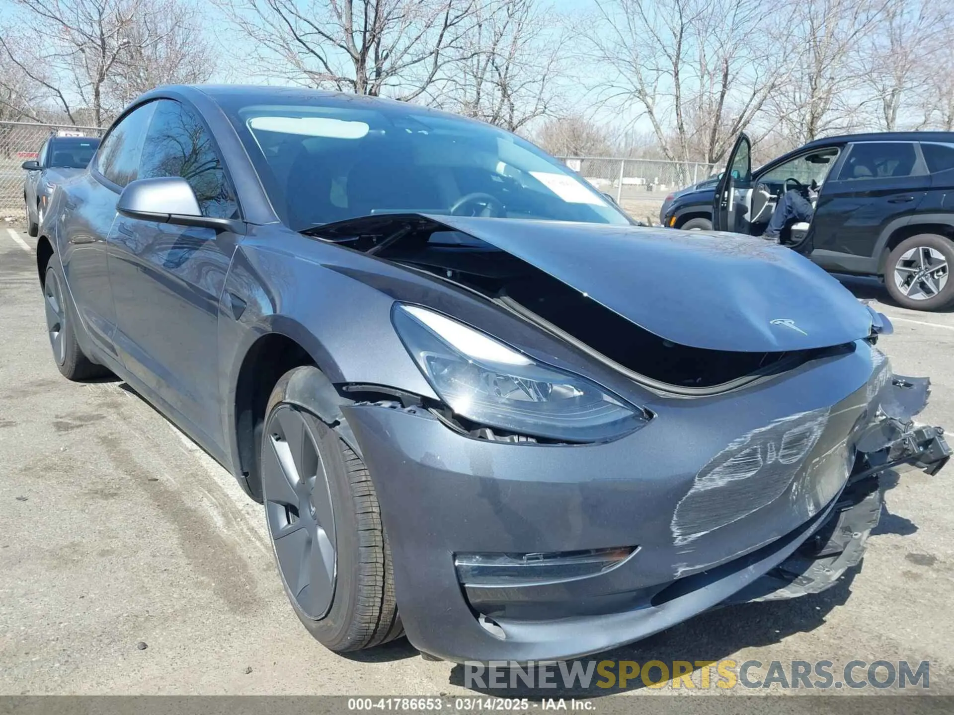 1 Фотография поврежденного автомобиля 5YJ3E1EBXPF391507 TESLA MODEL 3 2023