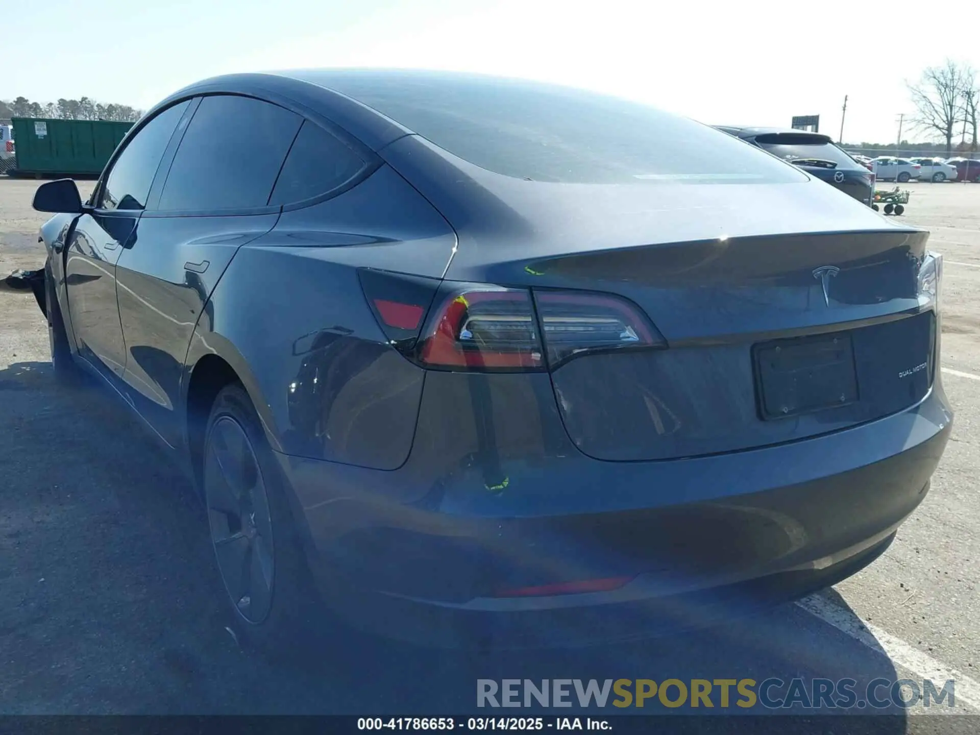 3 Фотография поврежденного автомобиля 5YJ3E1EBXPF391507 TESLA MODEL 3 2023