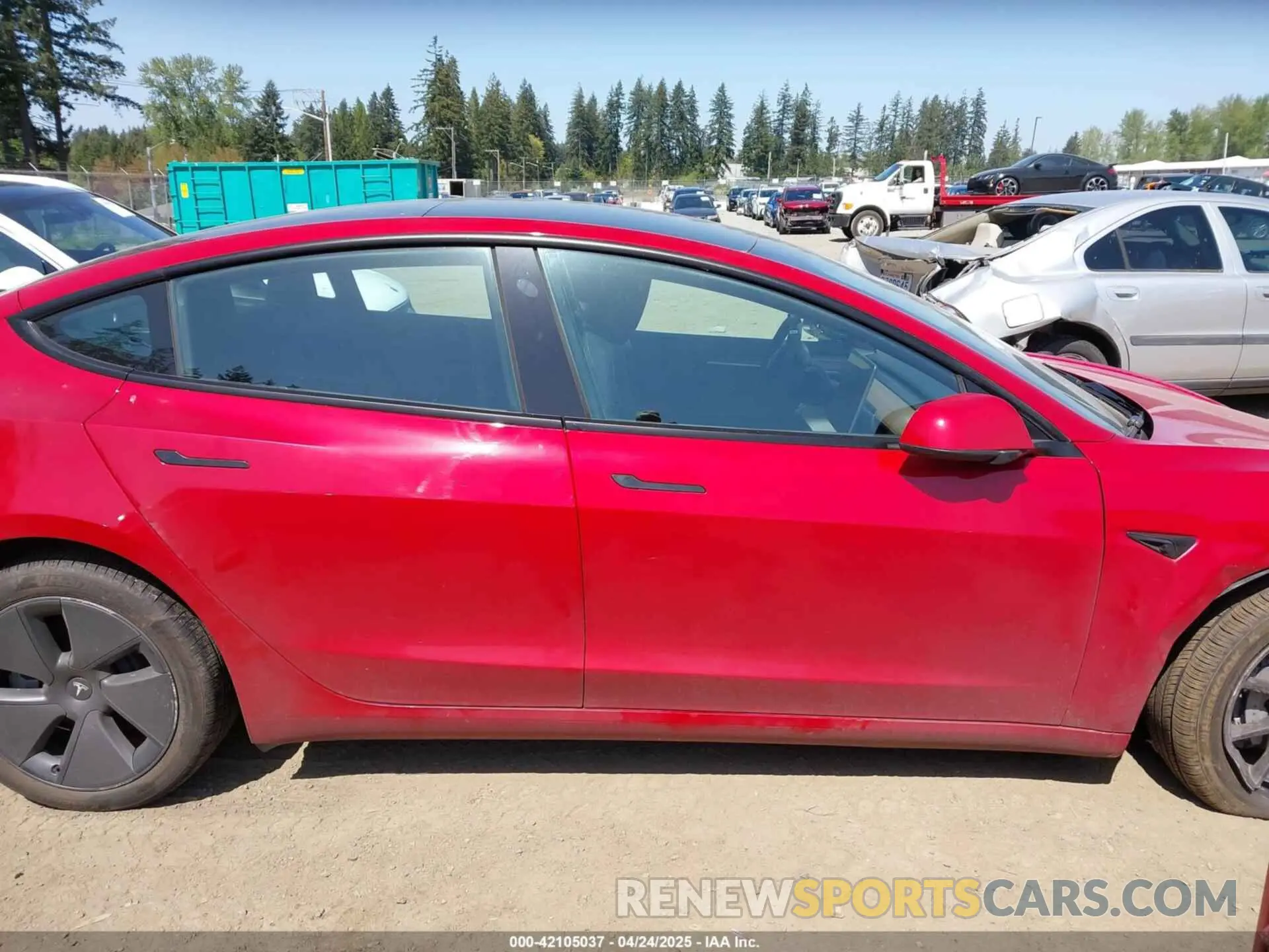 13 Фотография поврежденного автомобиля 5YJ3E1EBXPF603421 TESLA MODEL 3 2023